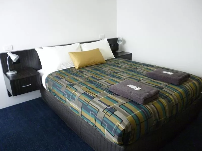 Bed in Otway Gate Motel