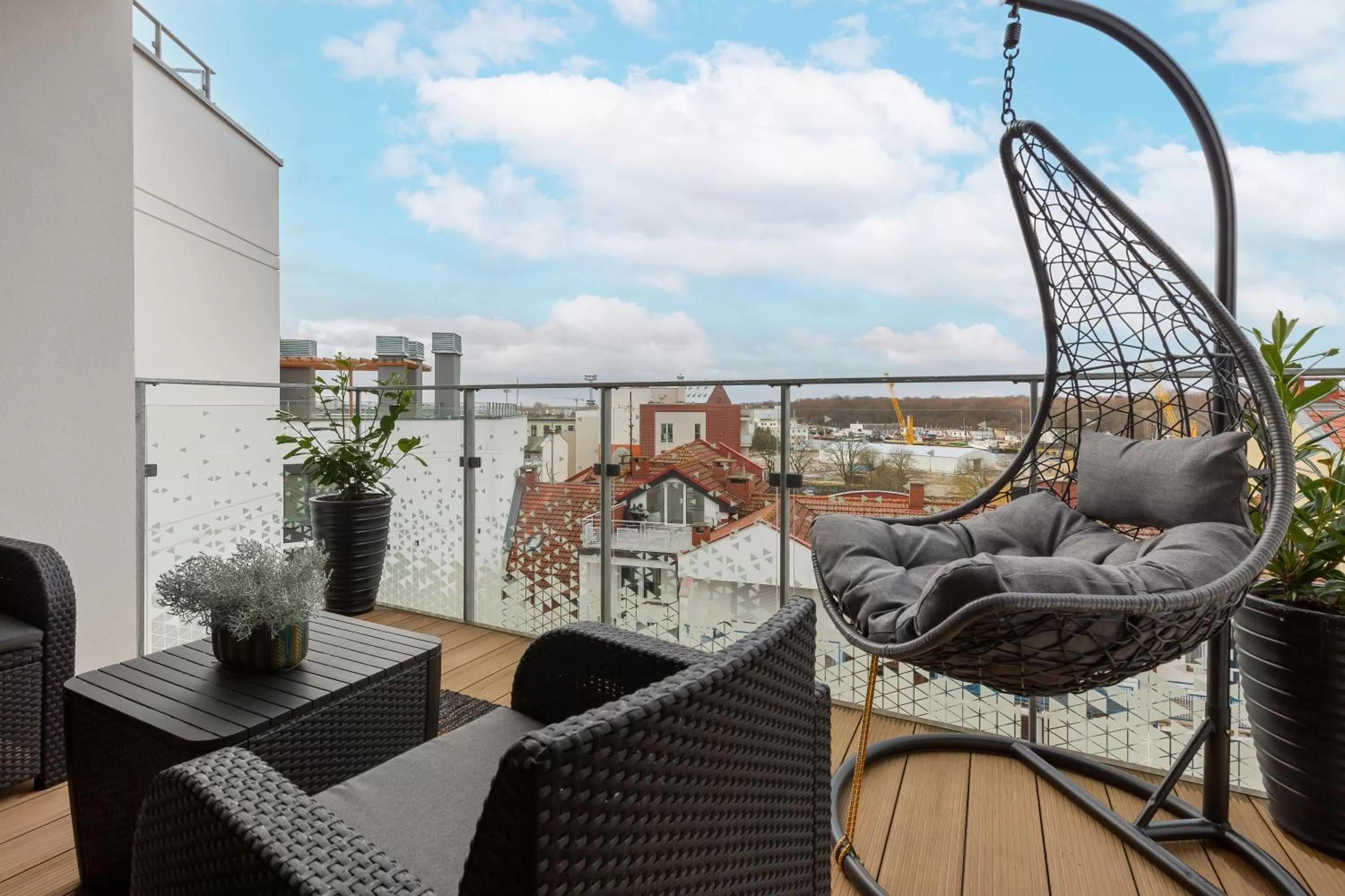 Balcony/Terrace in Nadmorskie Tarasy - Apartments M&M