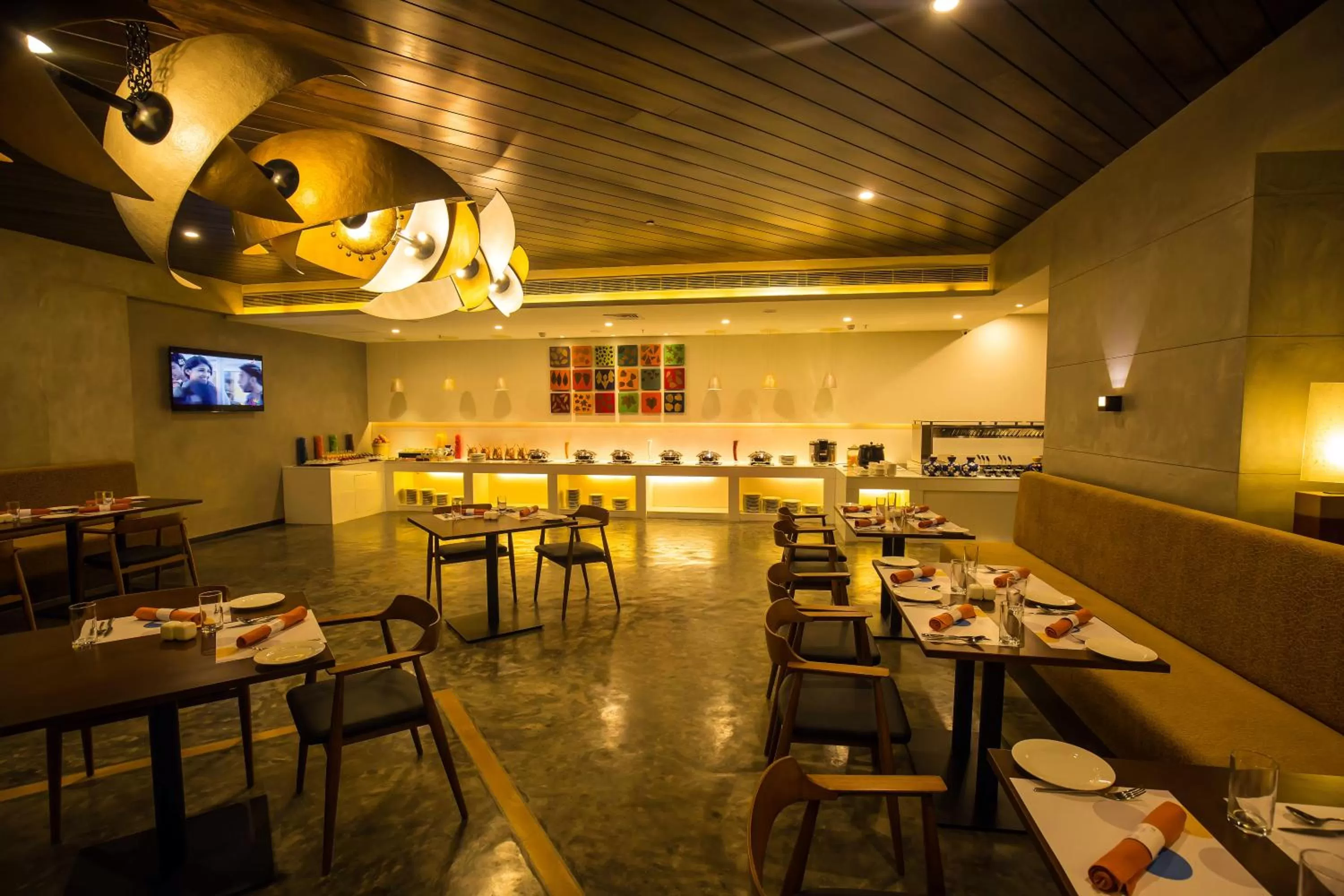 Restaurant/places to eat in The Bheemli Resort Managed by AccorHotels