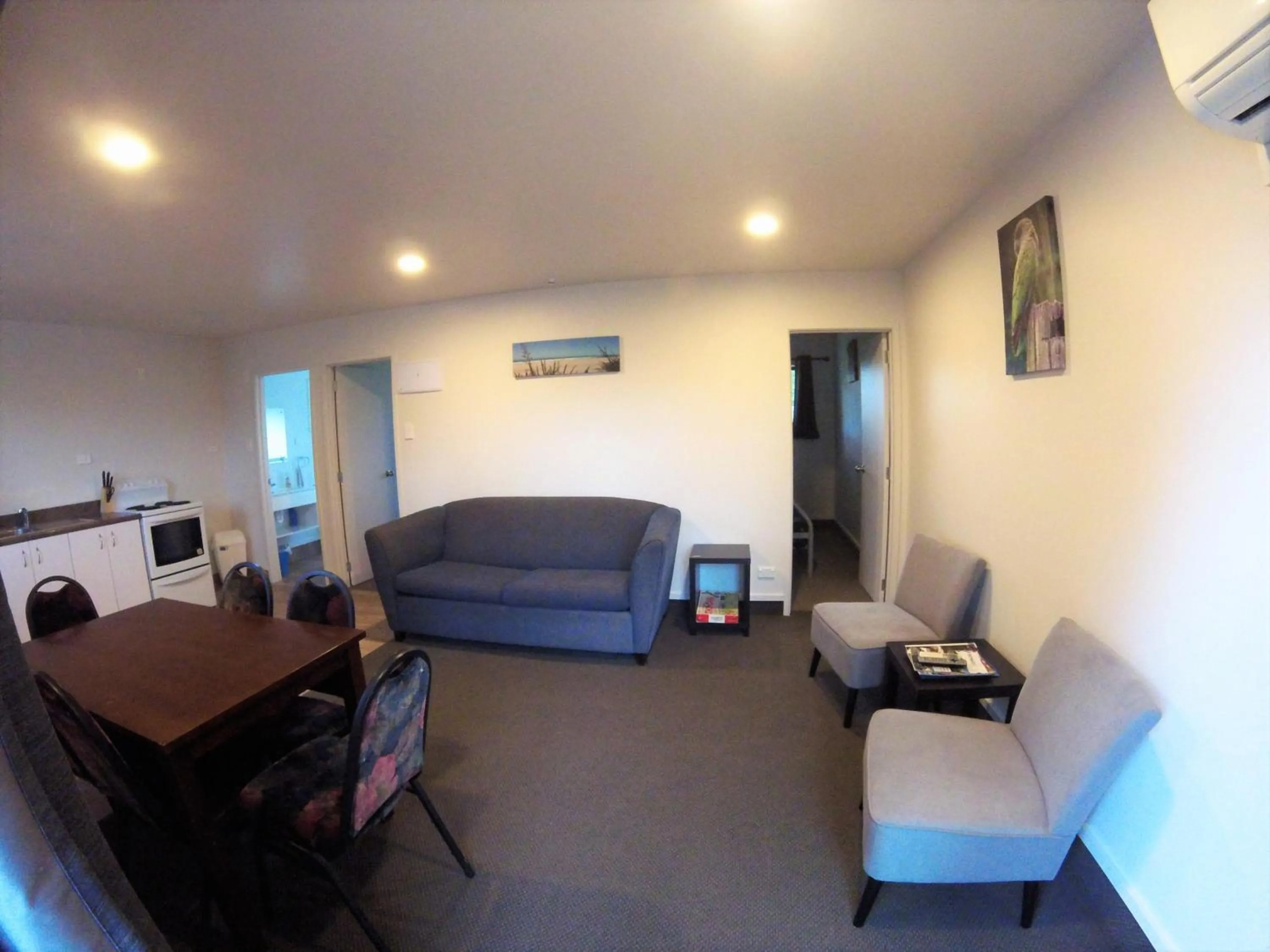 Living room in All Seasons Holiday Park