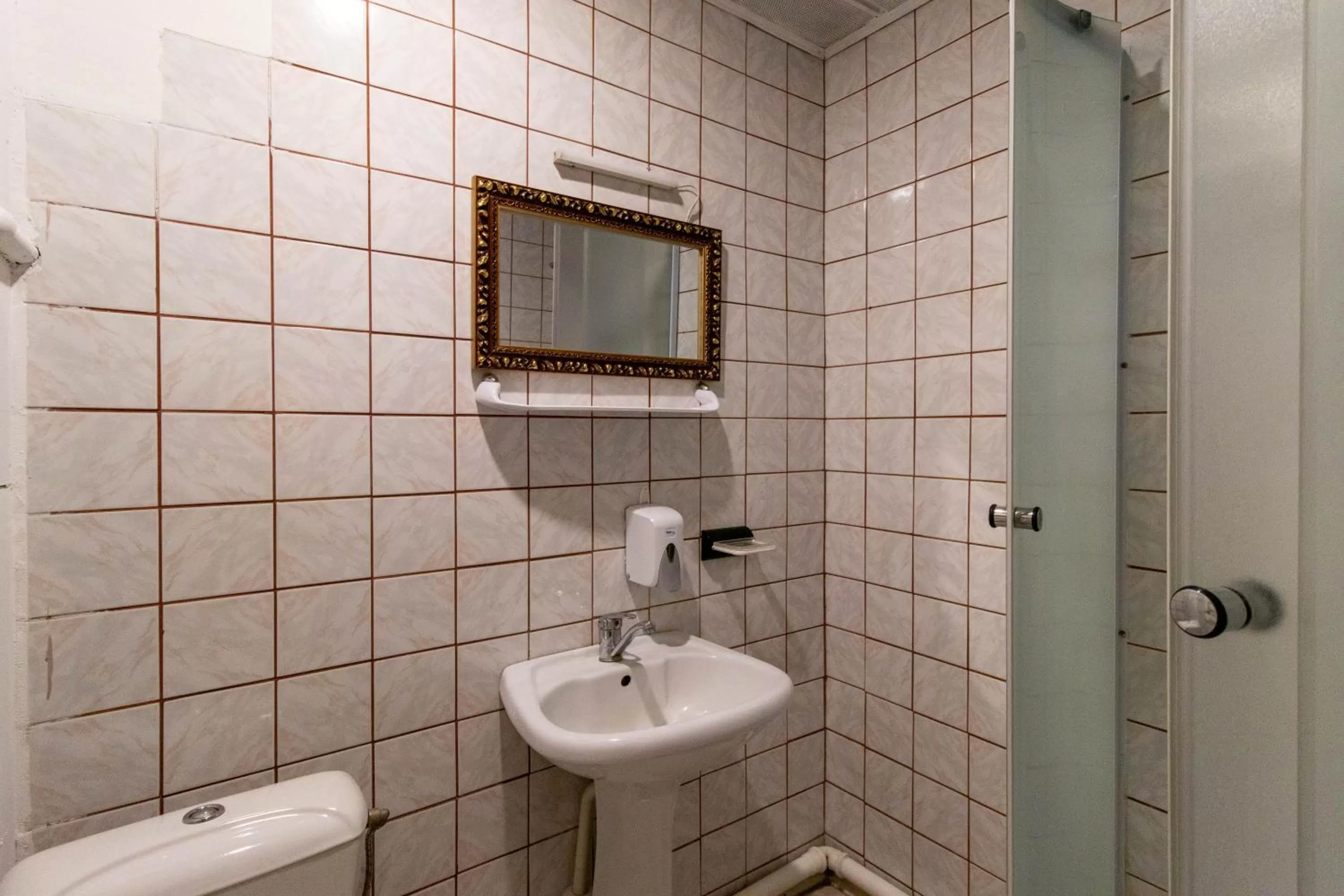 Shower, Bathroom in Dzukija Hotel
