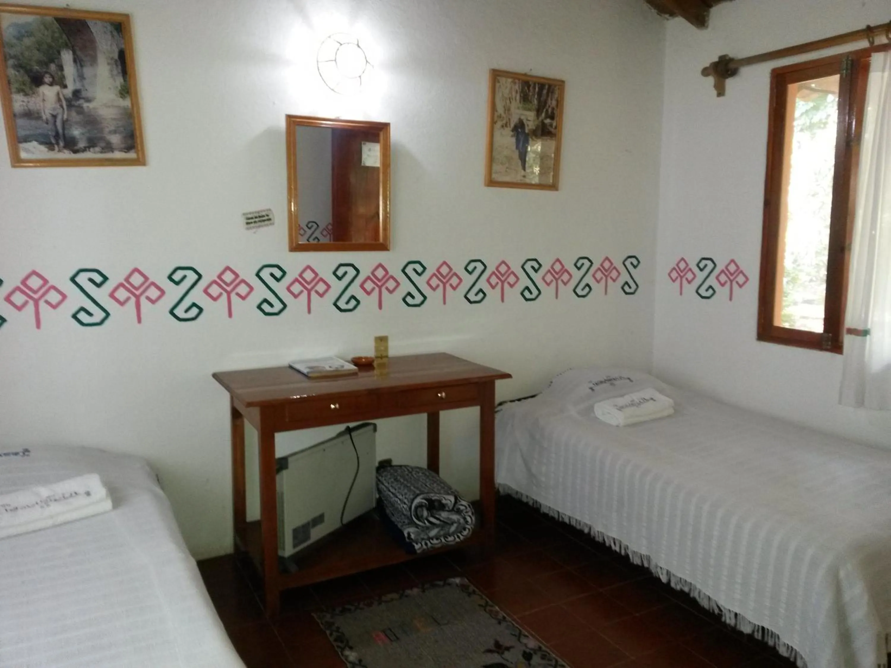 Bed in Hotel Taselotzin