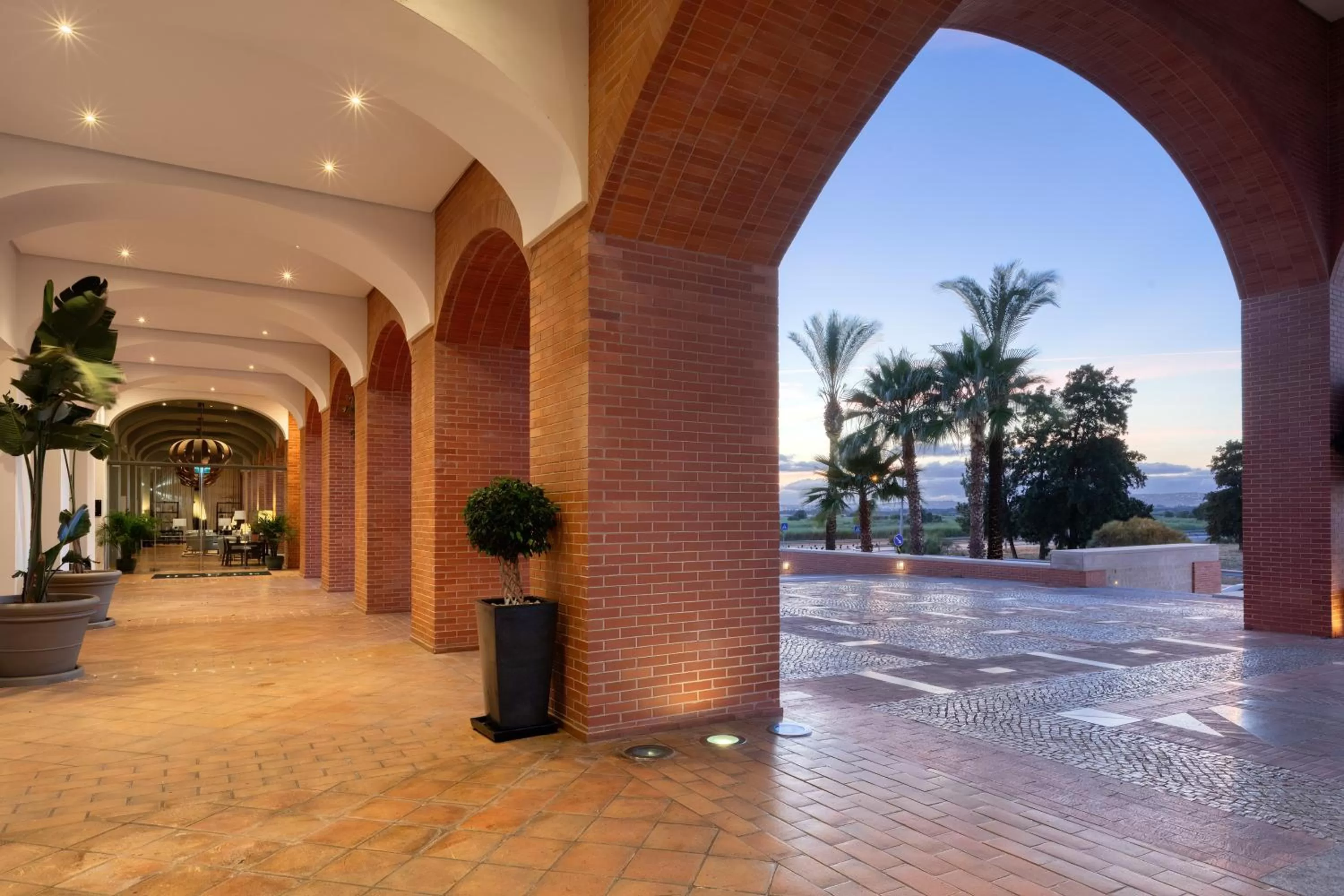 Facade/entrance in Domes Lake Algarve, Autograph Collection