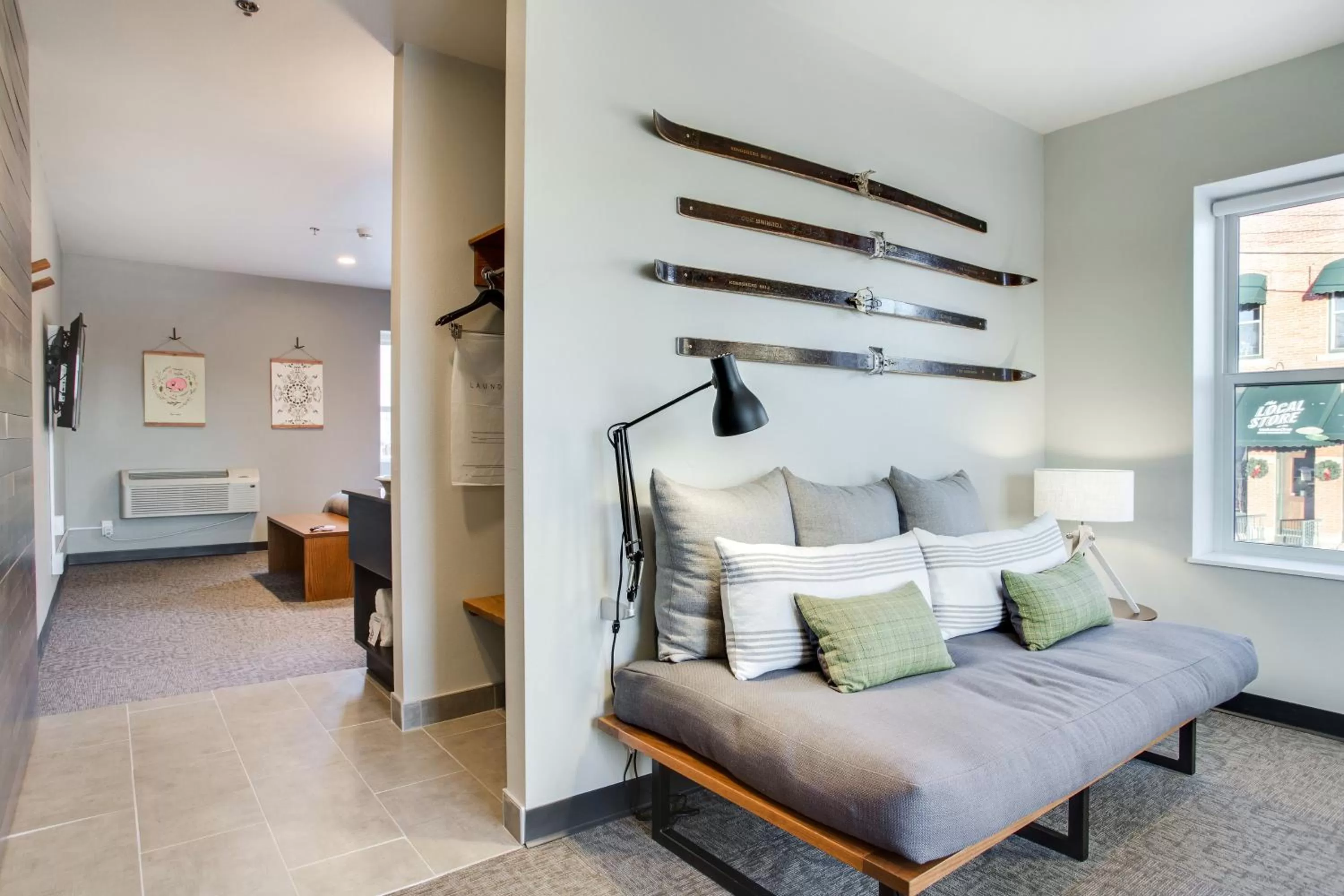 Living room in The Oxbow Hotel