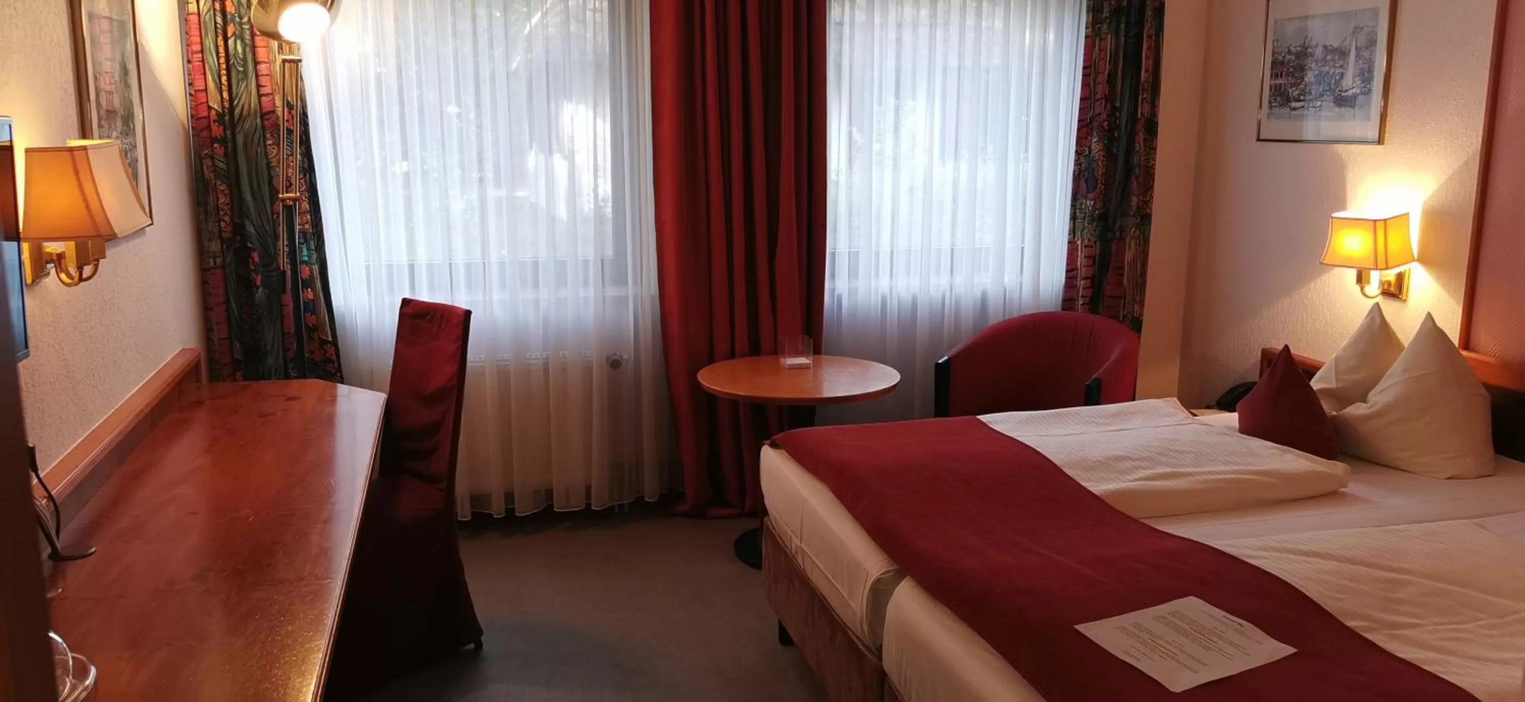 Bed in Heidehotel Soltauer Hof