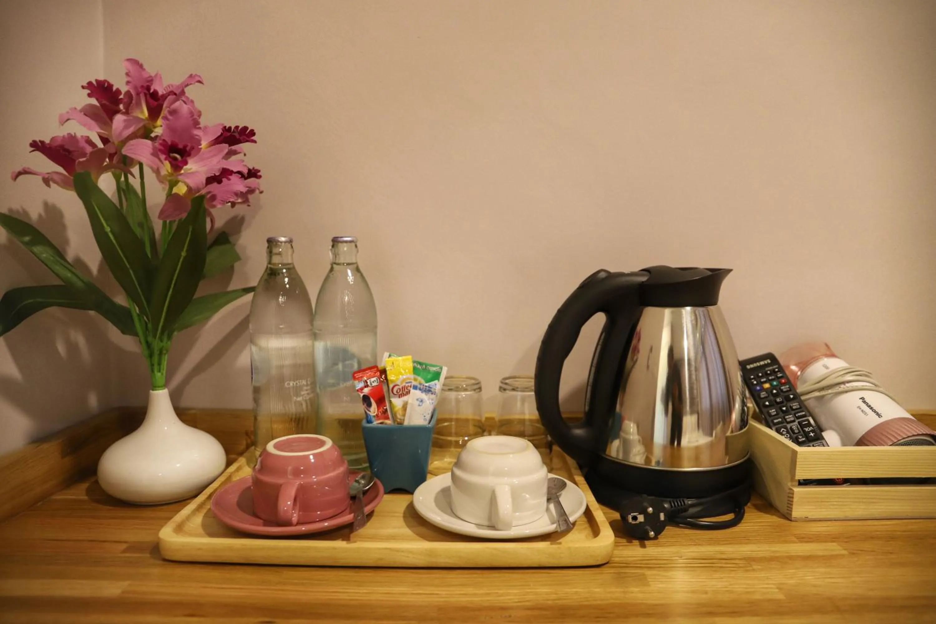 Coffee/tea facilities in De Lavender Bangkok Hotel