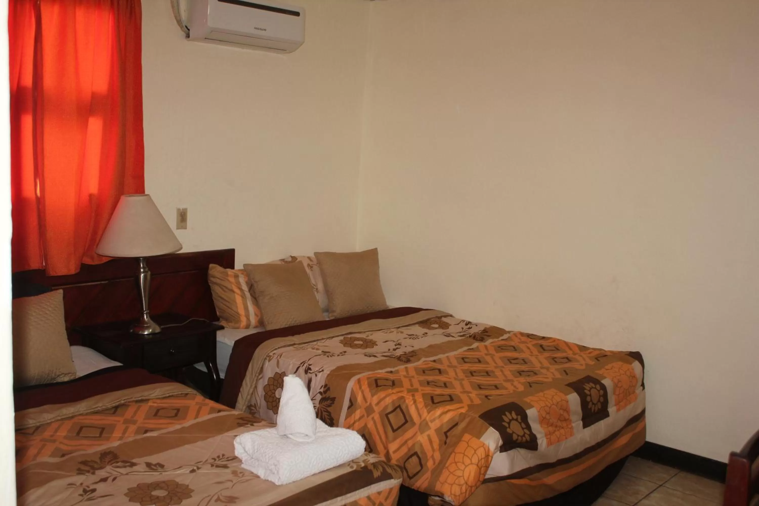 Bed in Hotel Villa Angelo