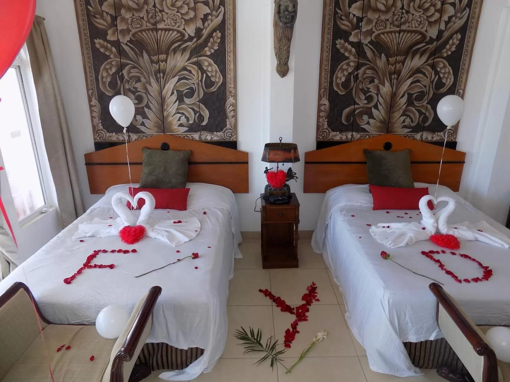 Bed in Poco Cielo Hotel