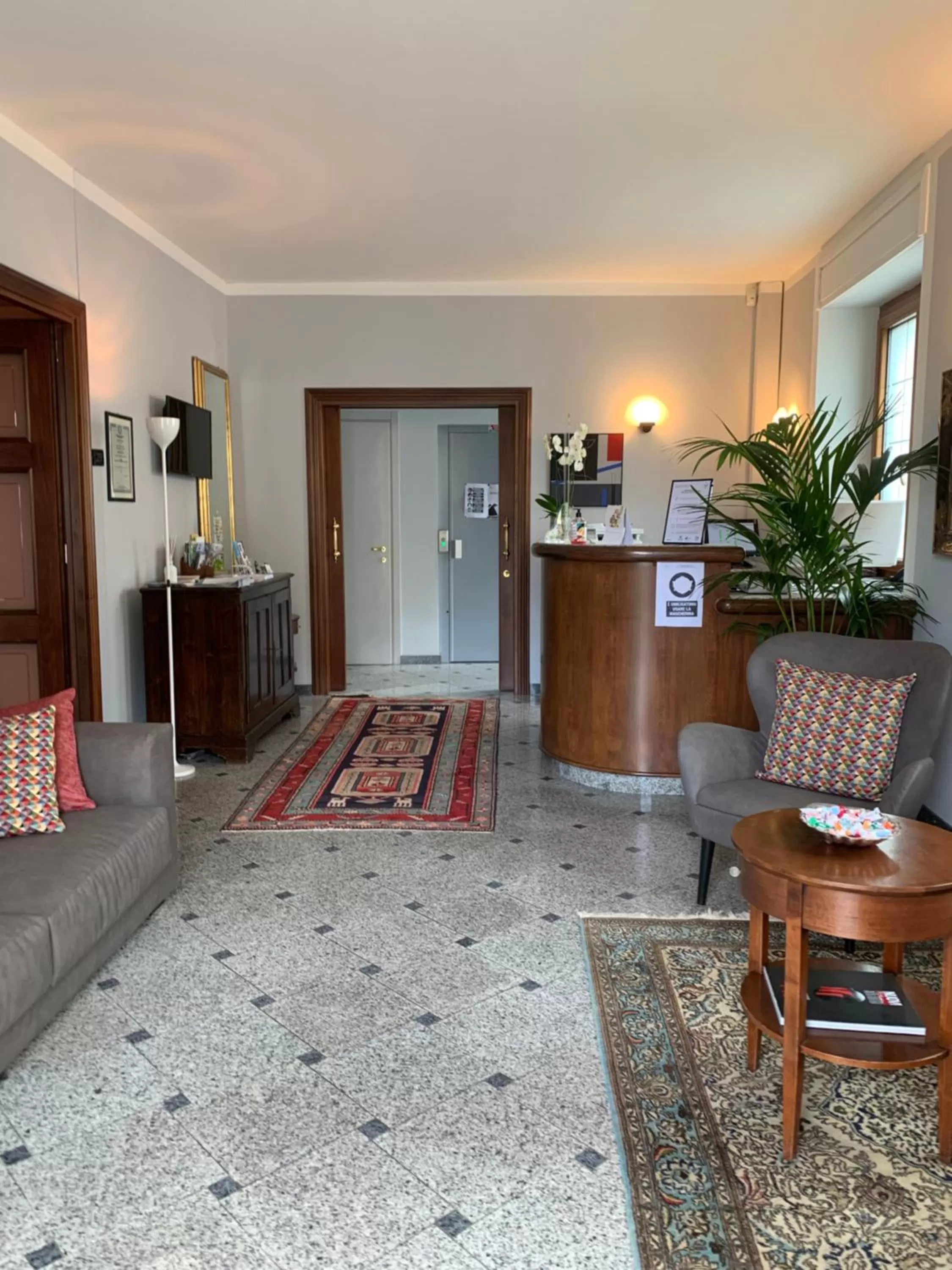 Lobby or reception in Hotel Ristorante La Quartina