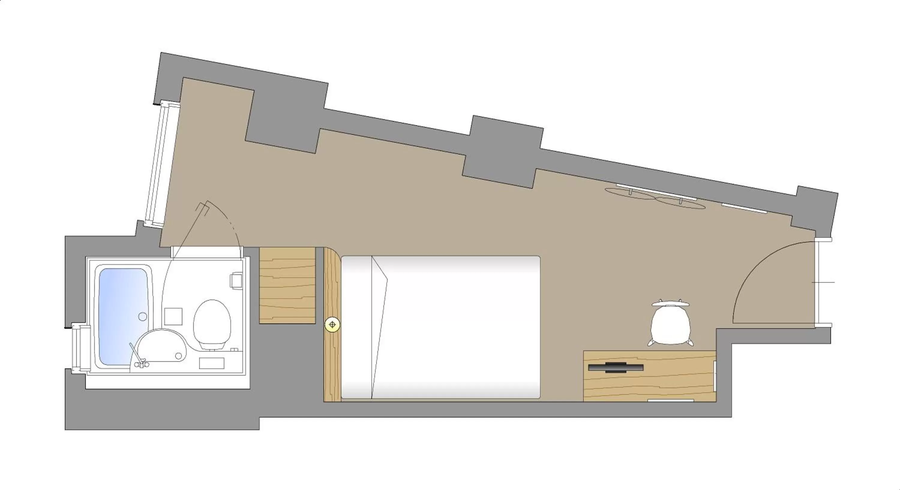 Photo of the whole room in Chisun Inn Nagoya