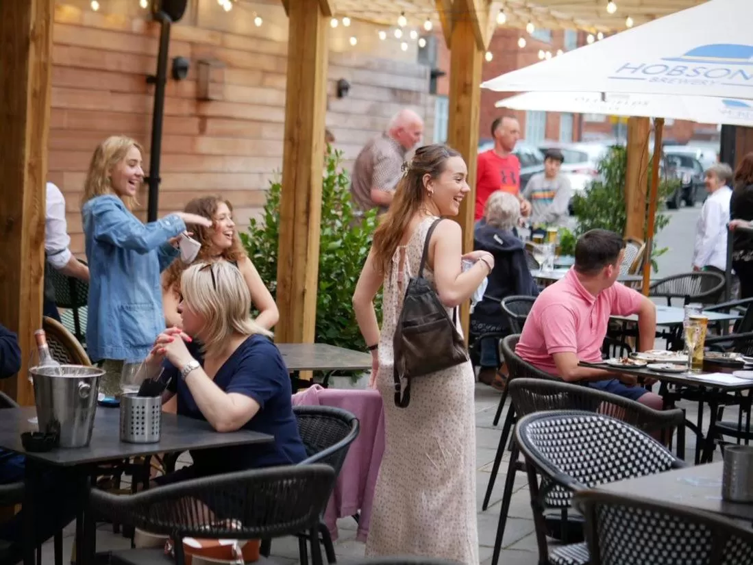 Balcony/Terrace in The Falcon Hotel