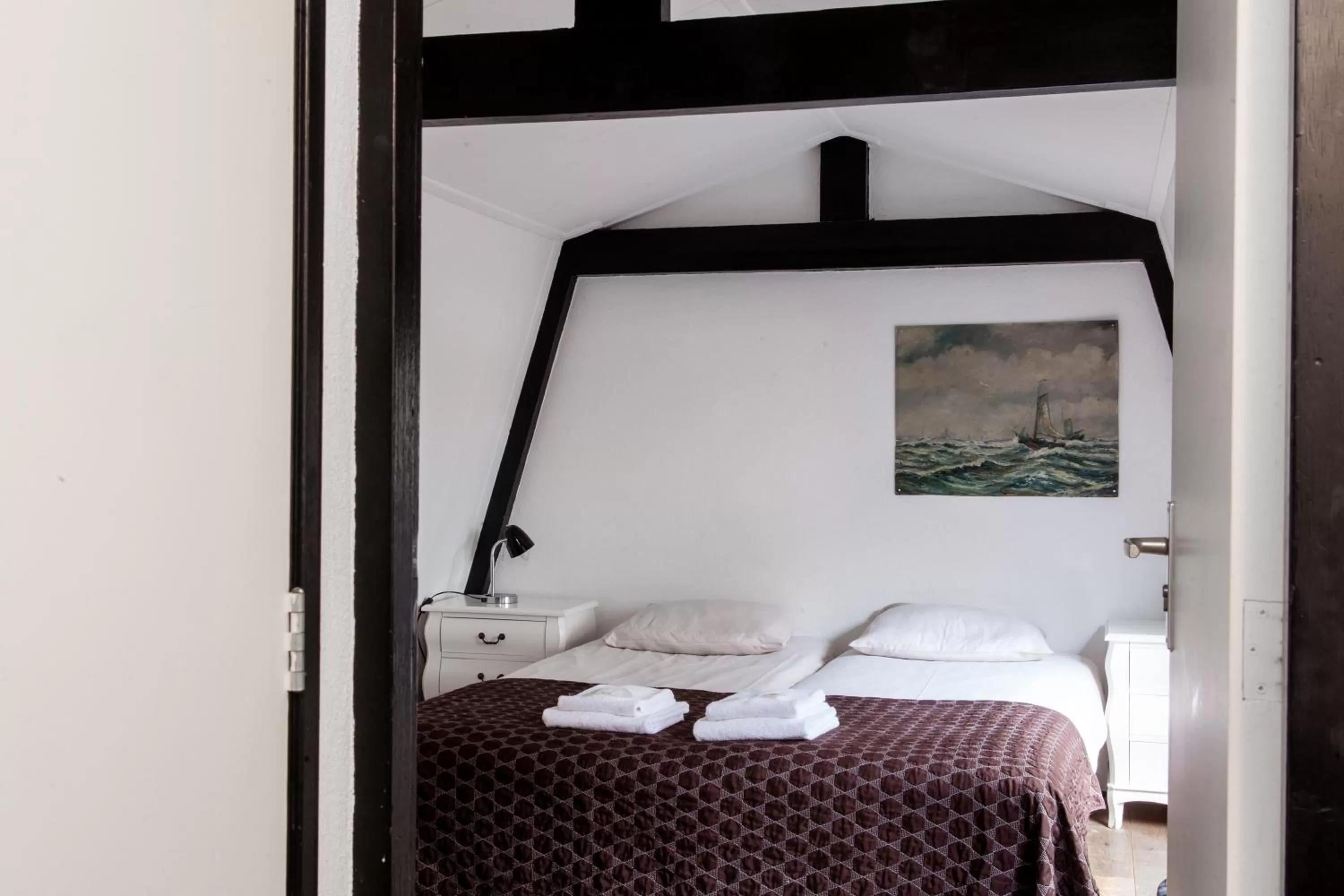 Bed in Hotel Heerlijkheid Bergen