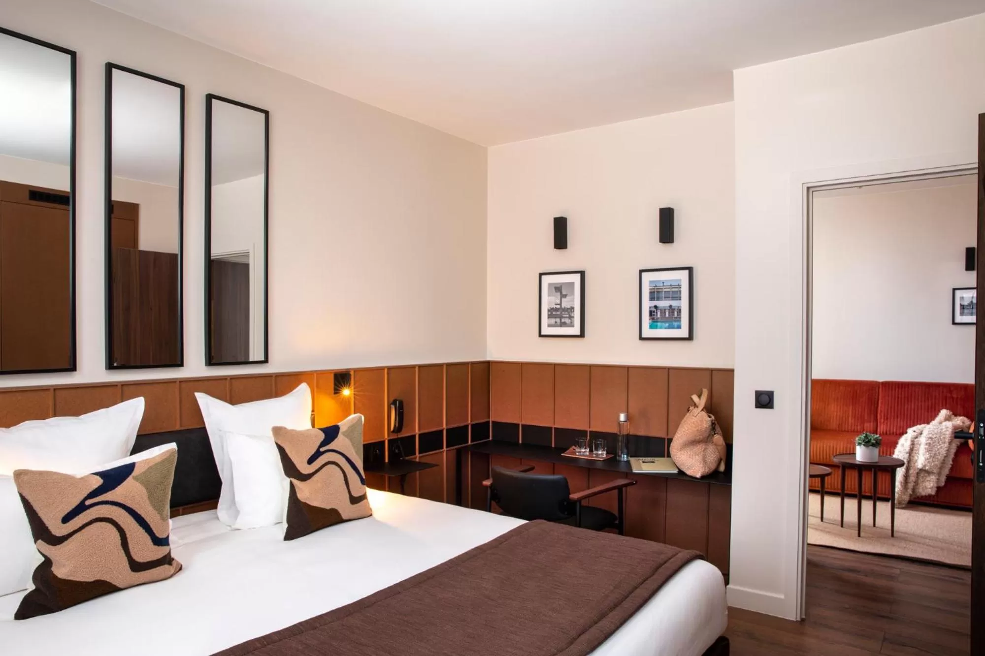 Bed in Hôtel du Port