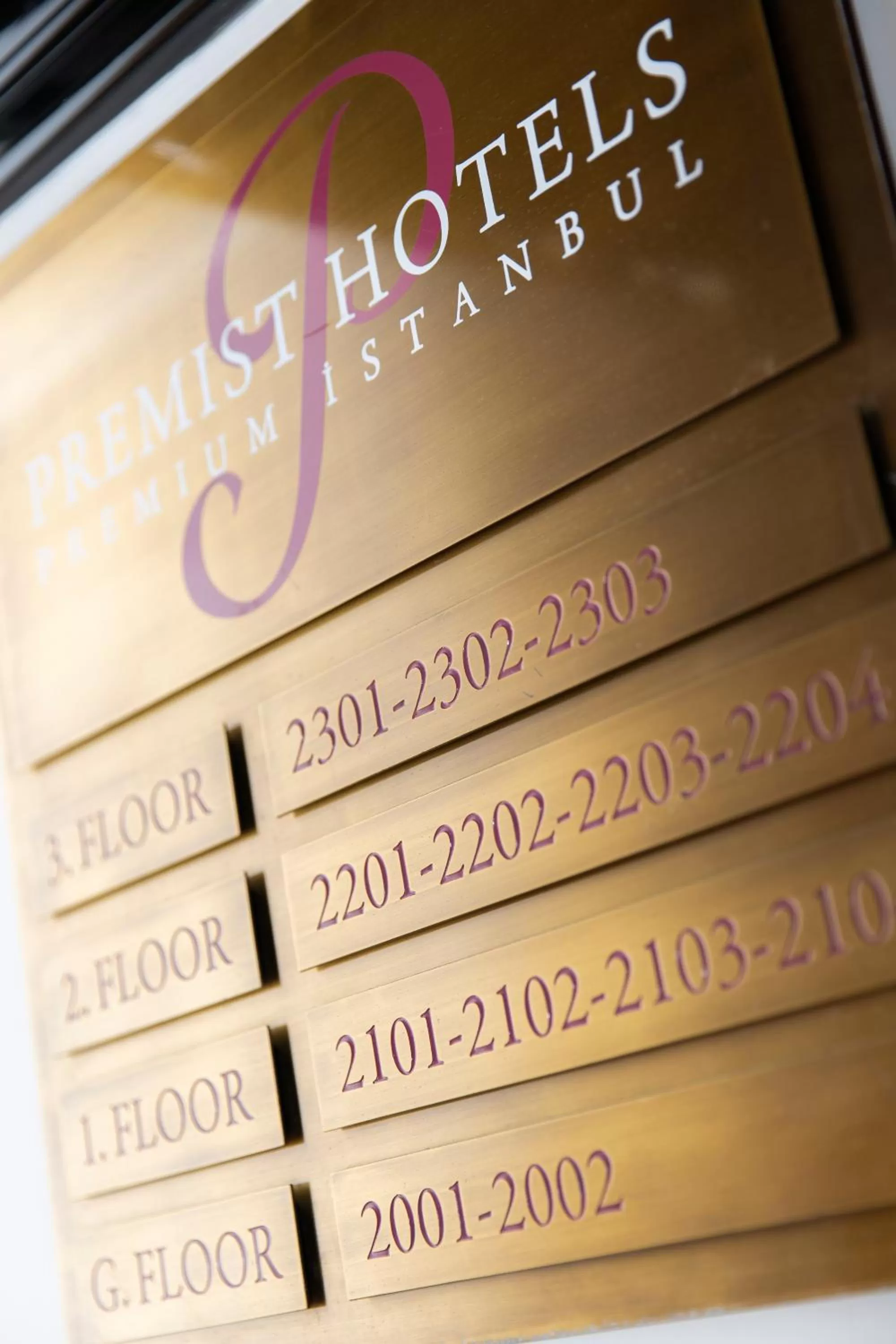 Logo/Certificate/Sign in Premist Hotels Sultanahmet