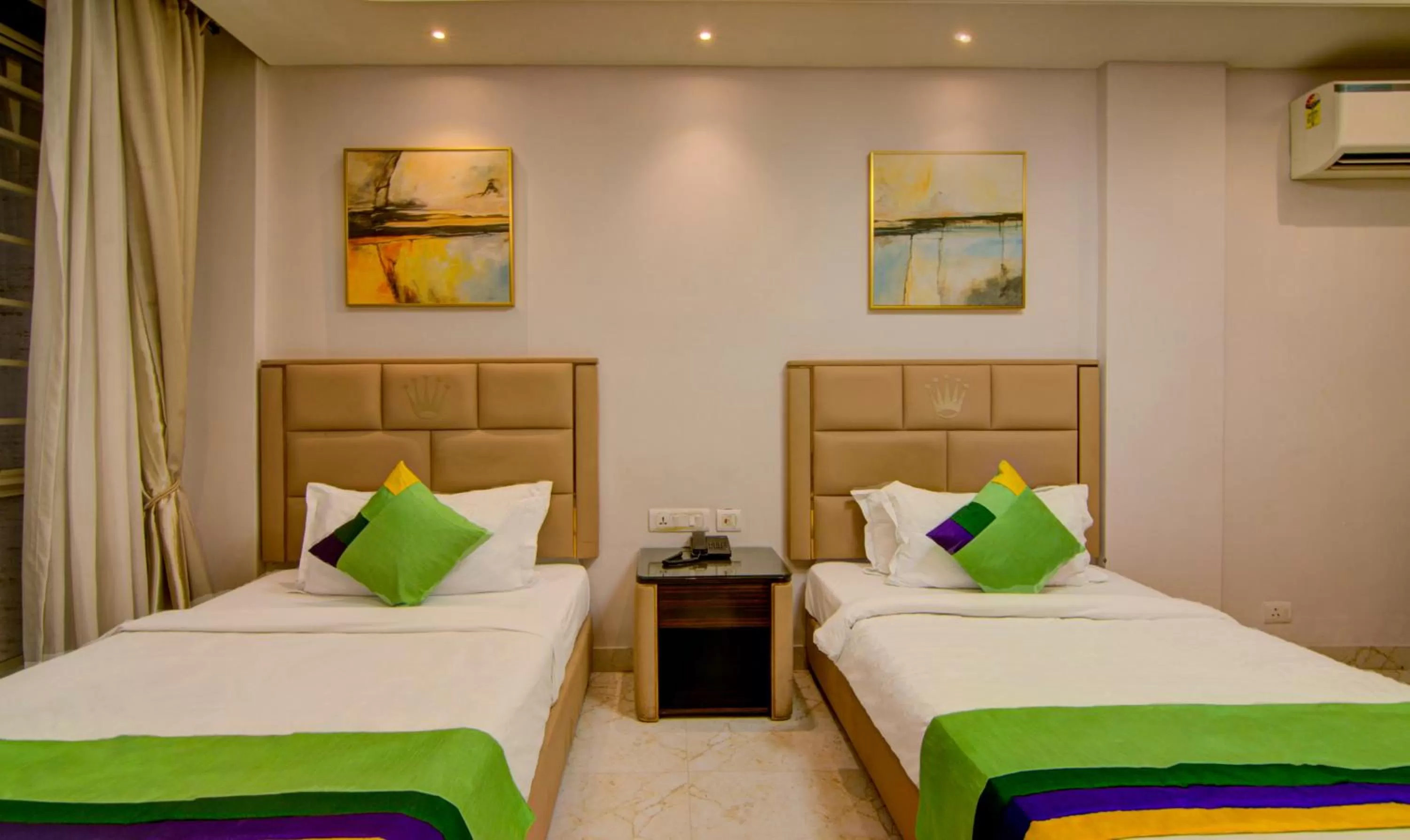 Bed in Treebo Trend Krish Residency