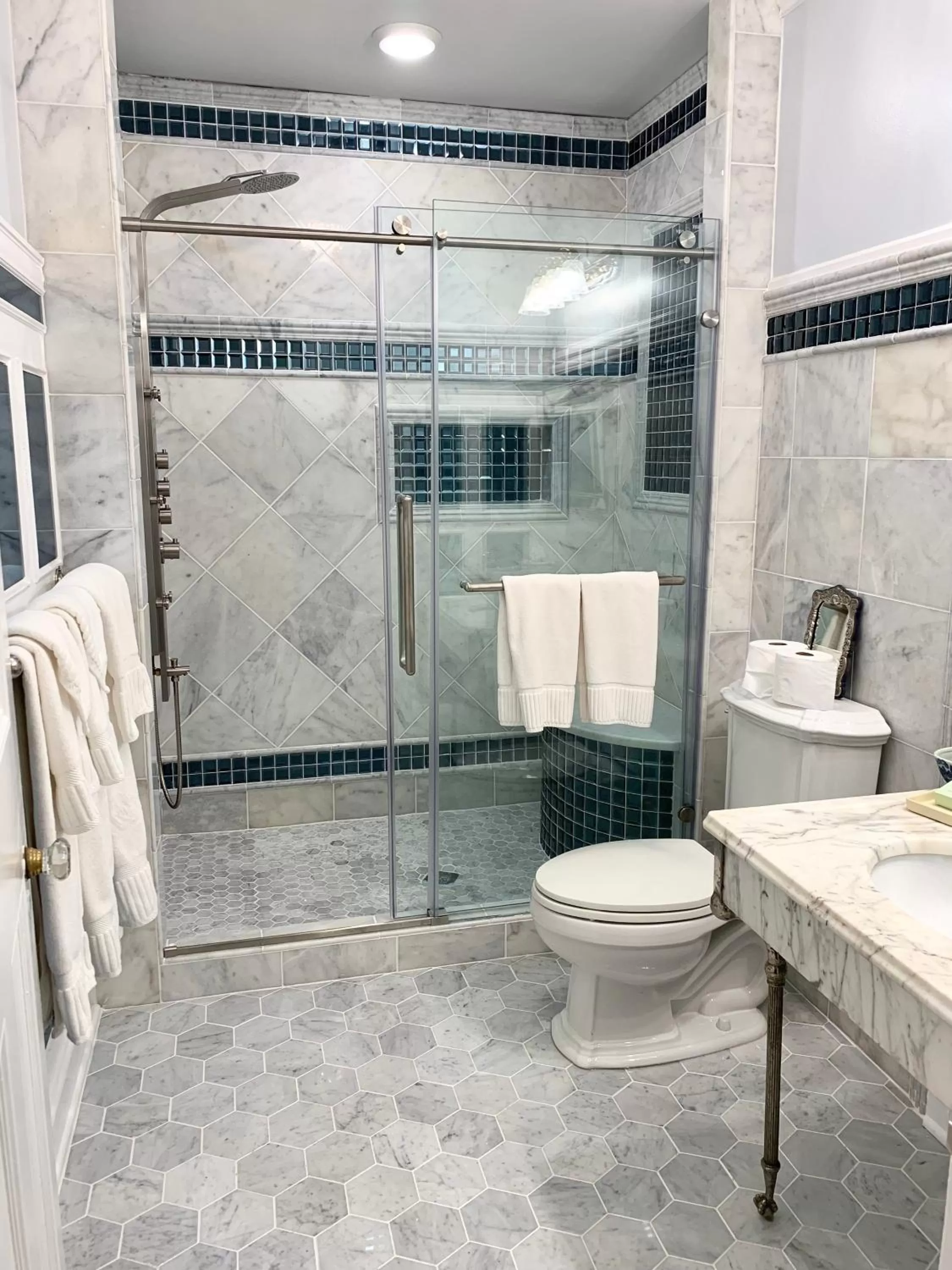 Shower in Gramercy Mansion