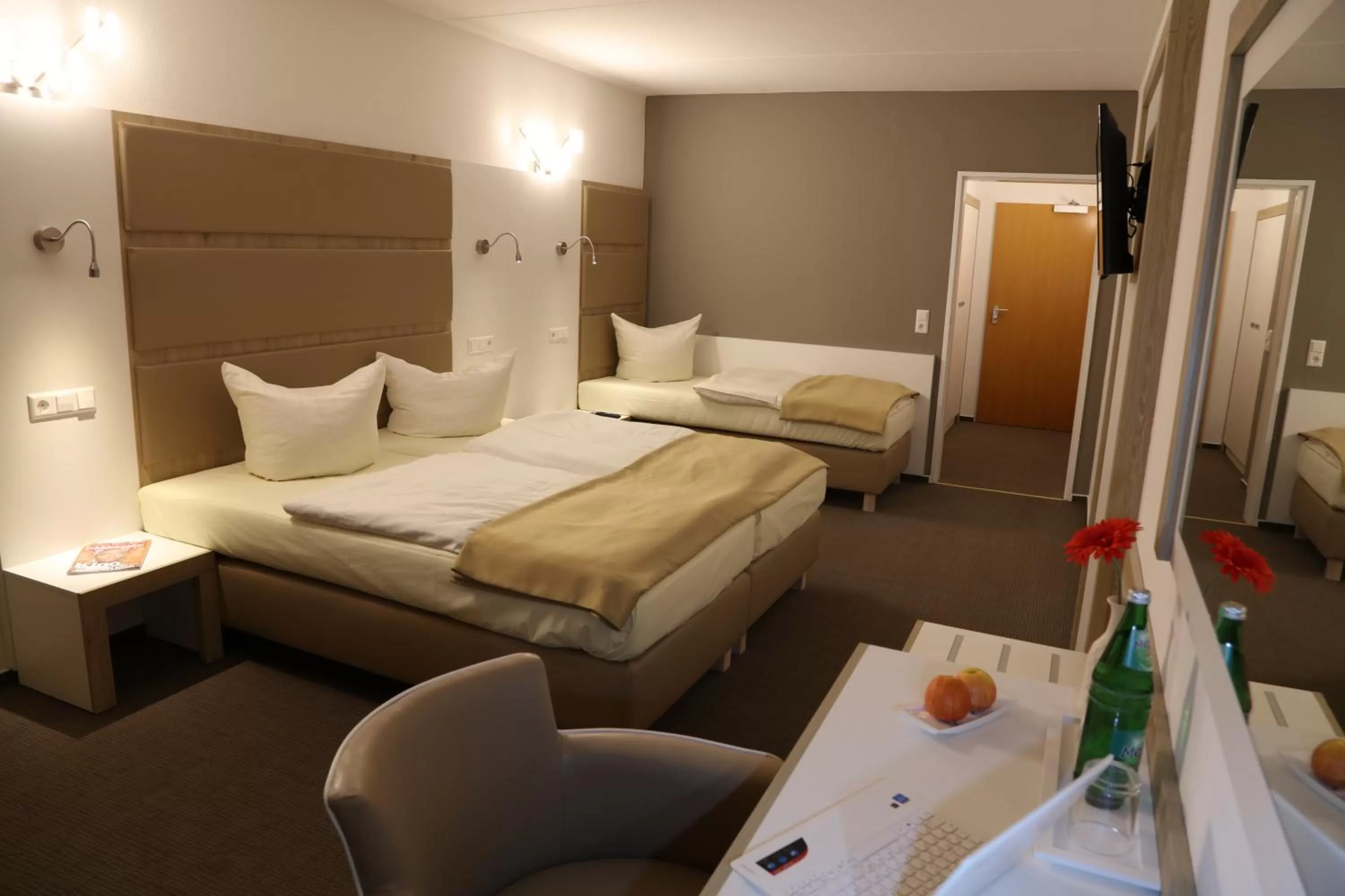 Bed in Confour Hotel