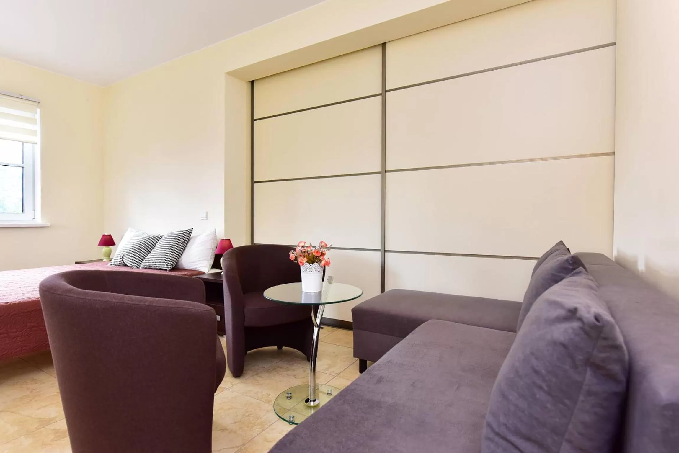 Seating Area in "Trakaitis" apartments in Villa