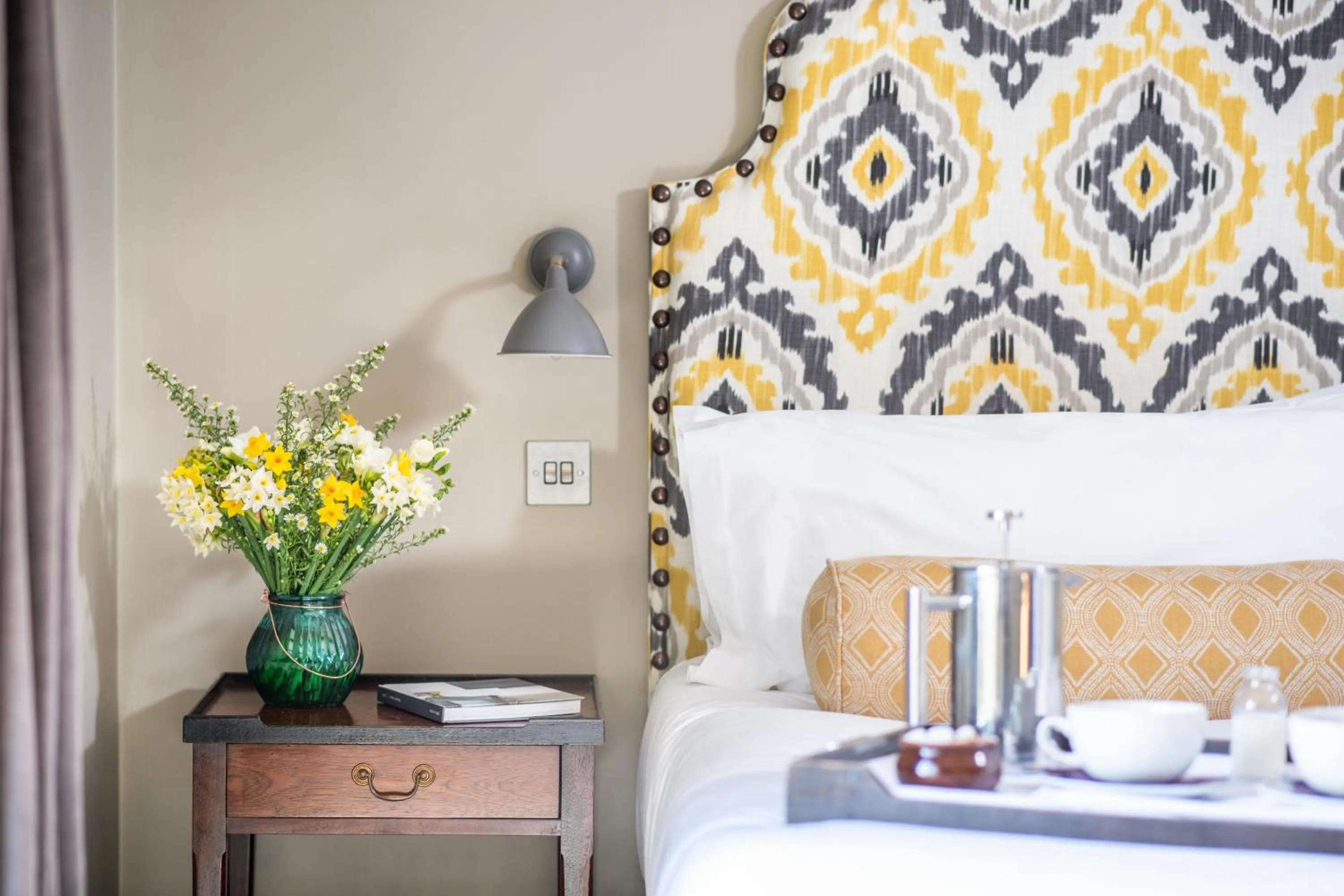 Decorative detail, Bed in Burley Manor