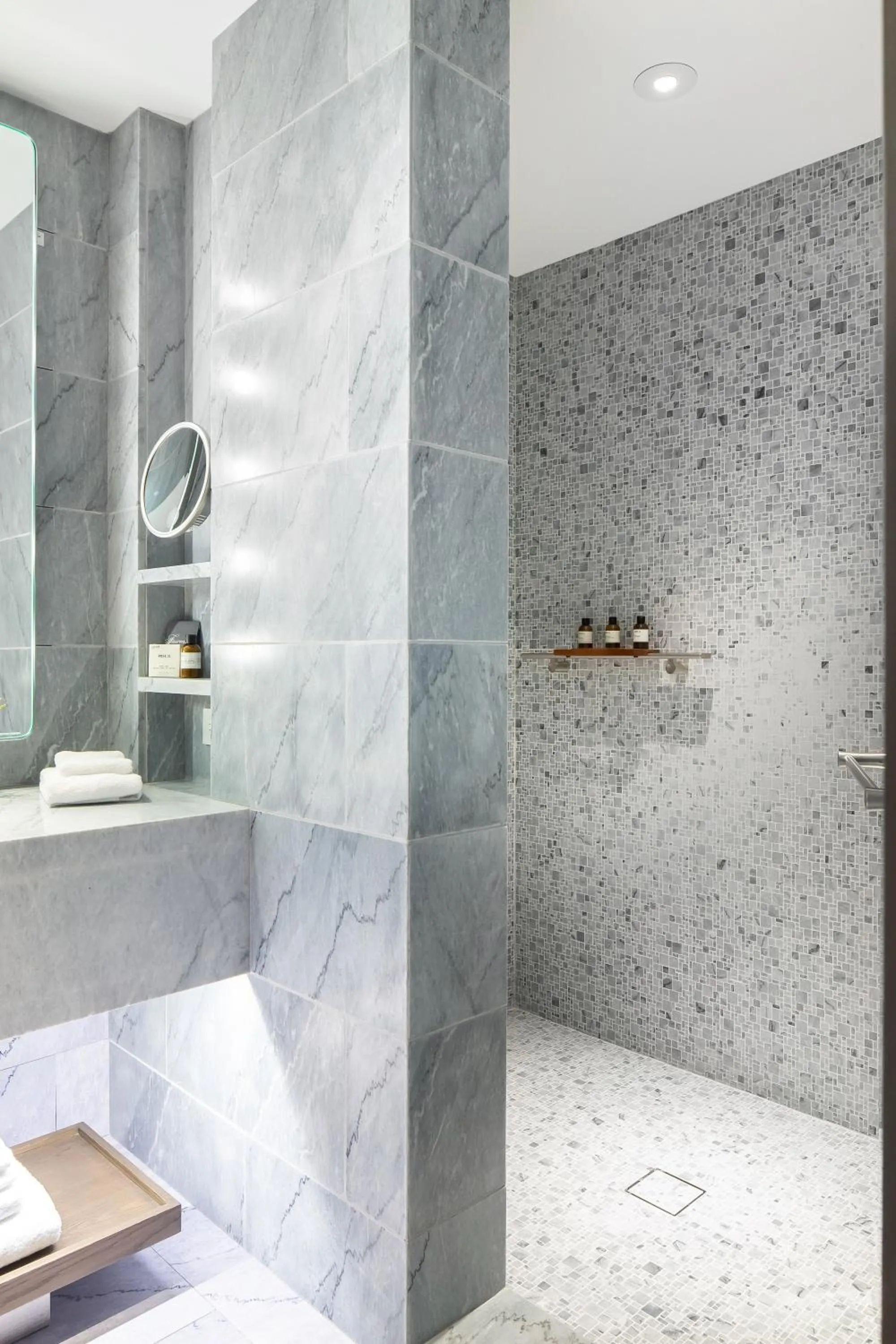 Shower in Fairmont Century Plaza Los Angeles at Beverly Hills