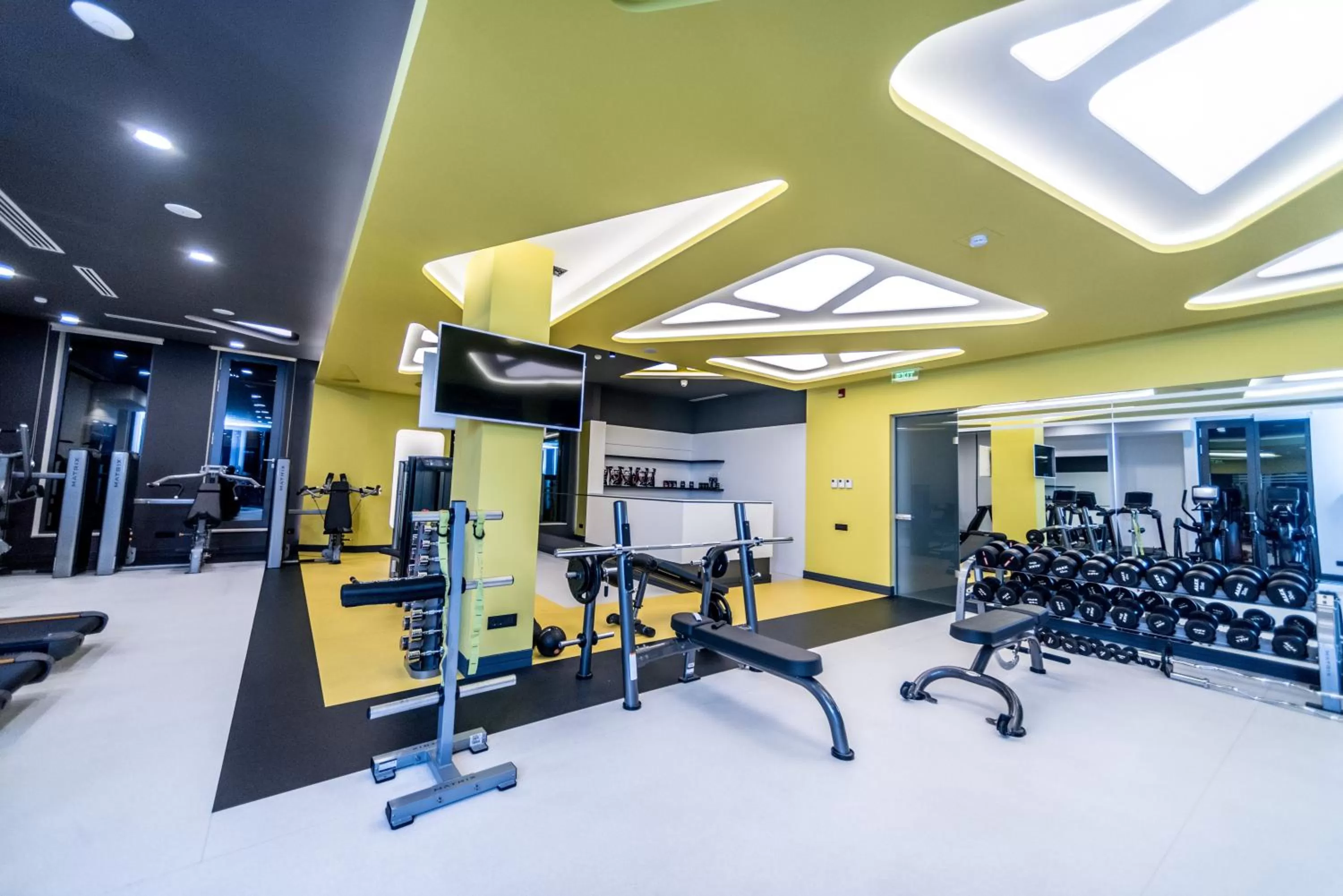 Fitness centre/facilities in Aghababyan's Hotel