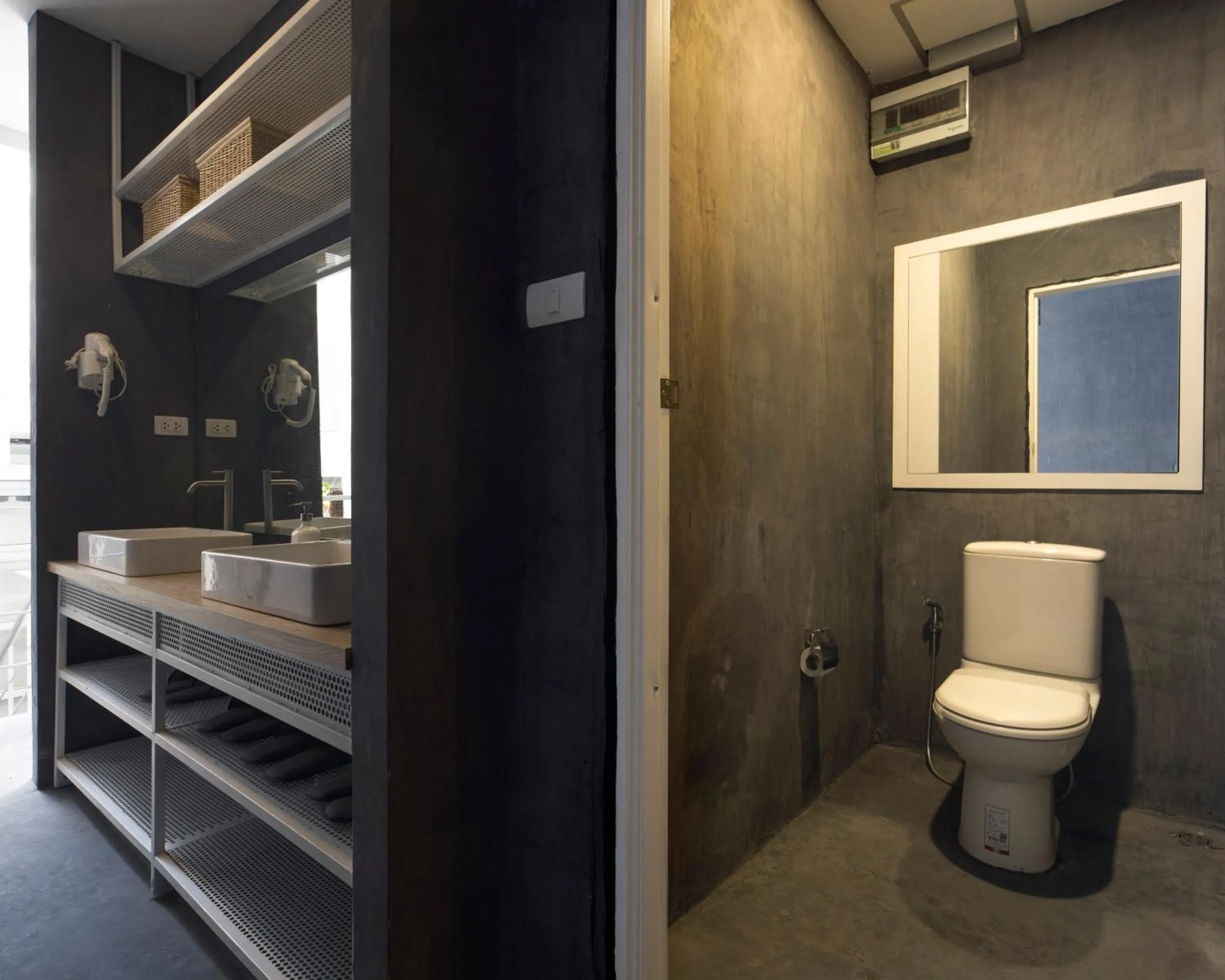 Bathroom in On the Bed Hostel