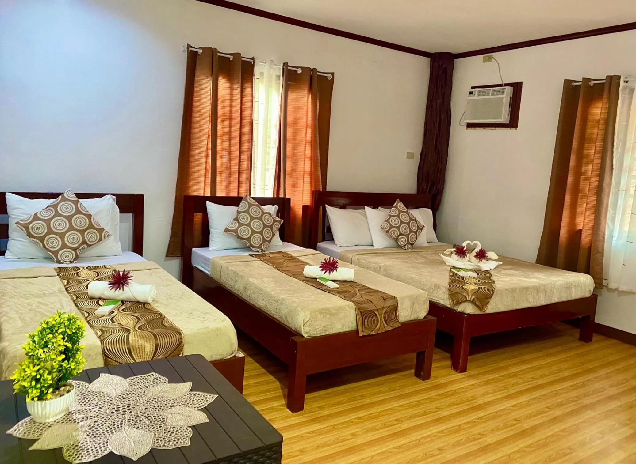 Bed in Sophias Beach Guest House