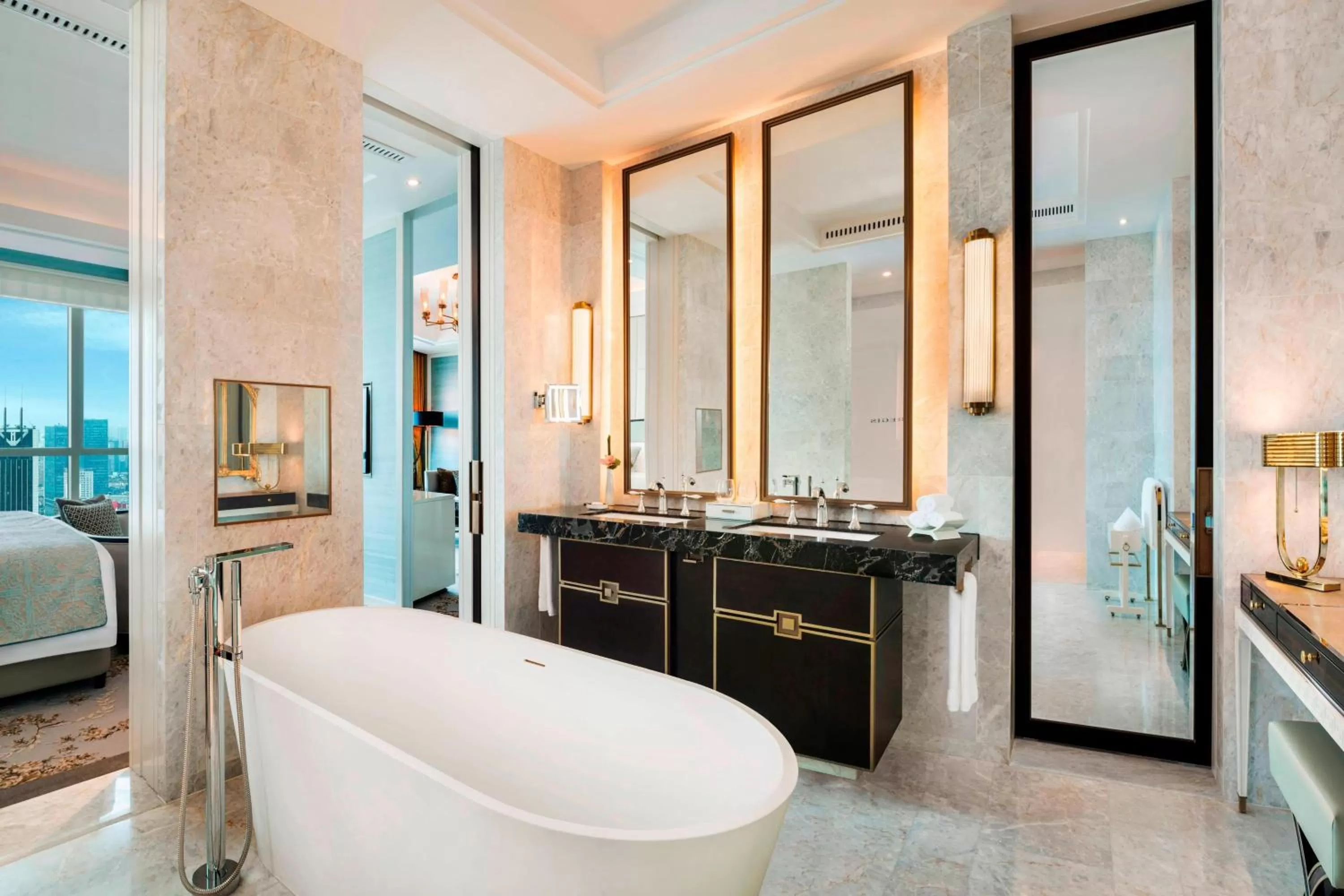 Bathroom in The St Regis Shanghai Jingan - Where Downtown Luxury Meets Legendary Old Shanghai Jazz