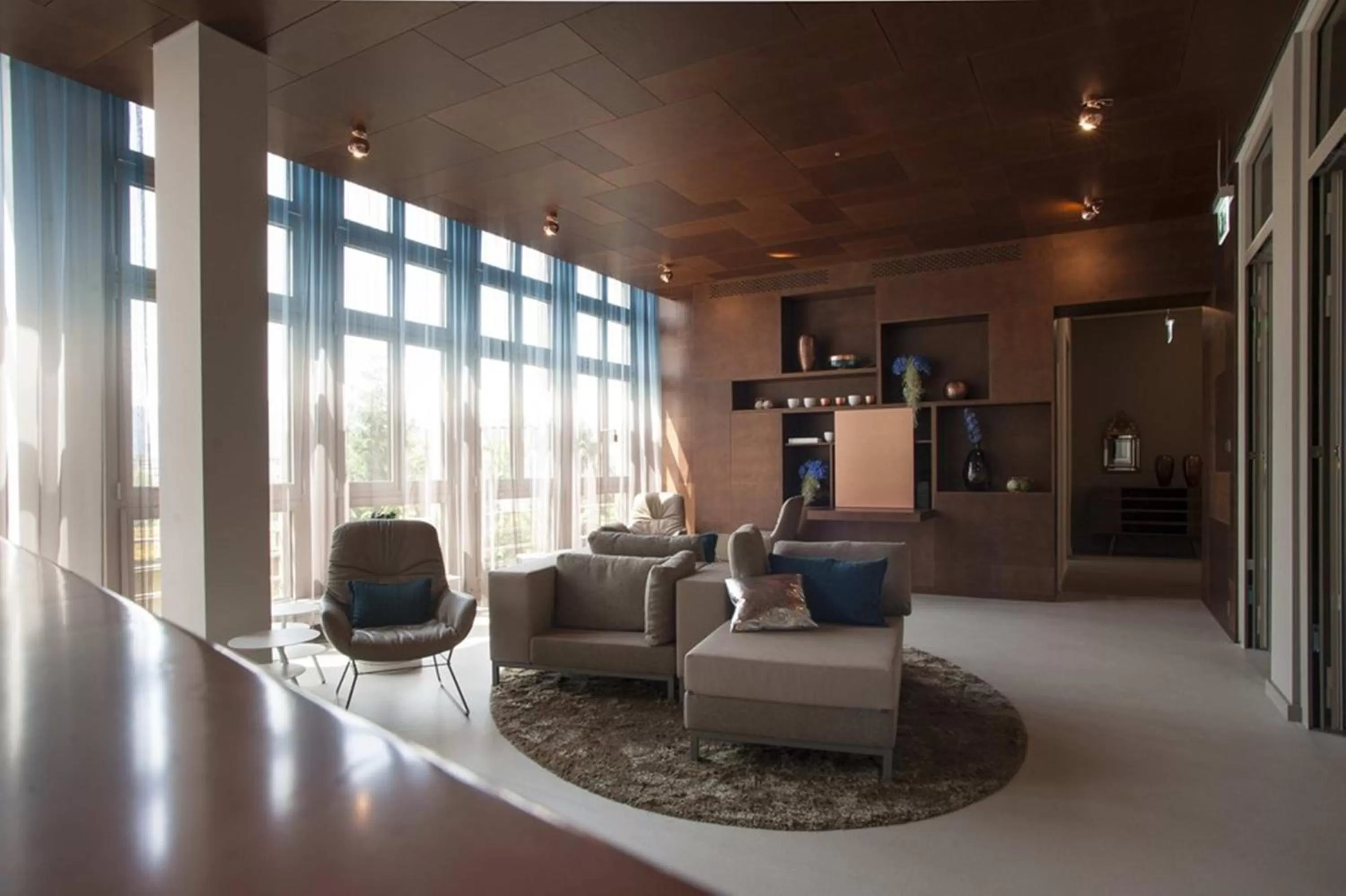 Lobby or reception in EMA House Hotel Suites