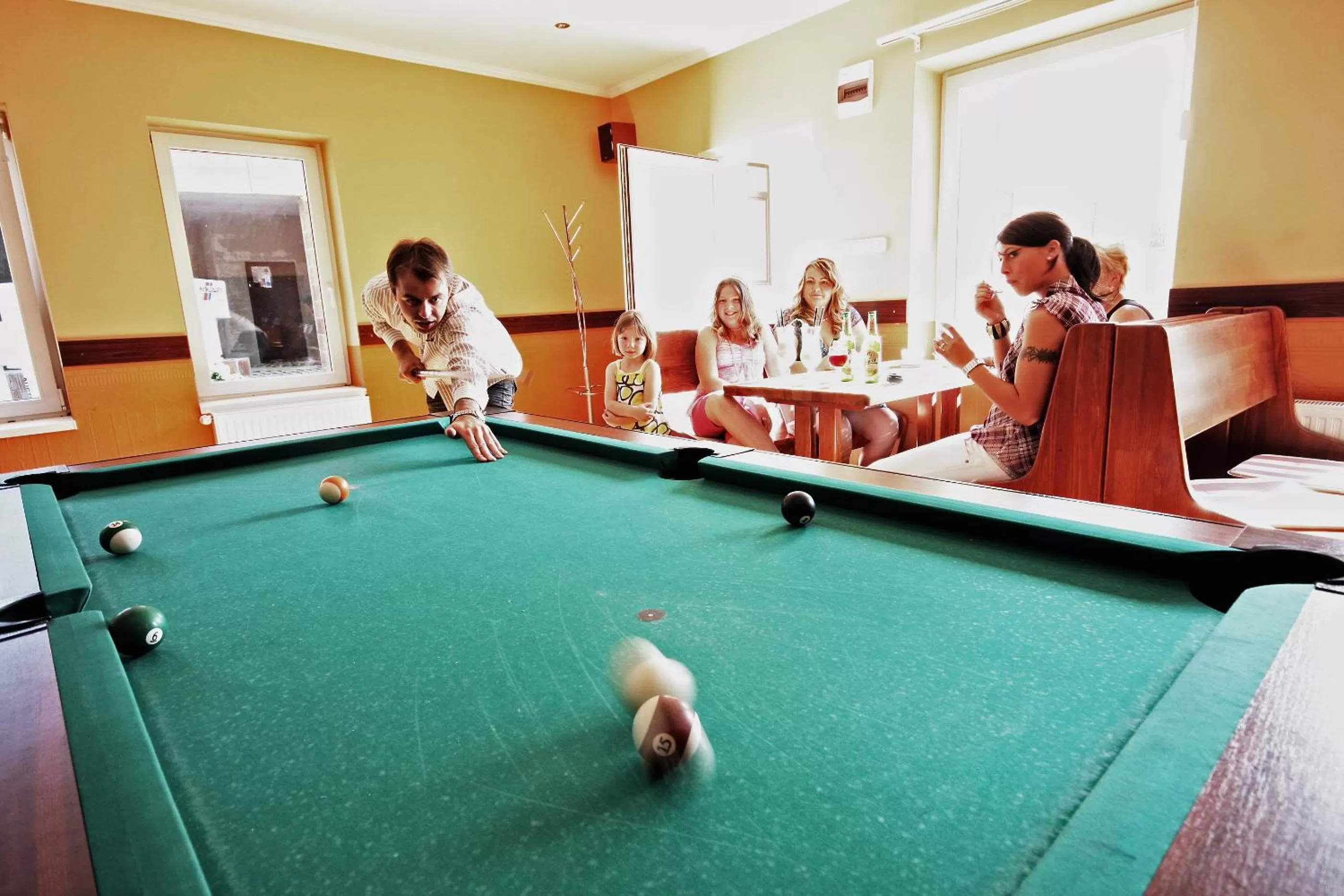 Billiard in Hotel Viktória