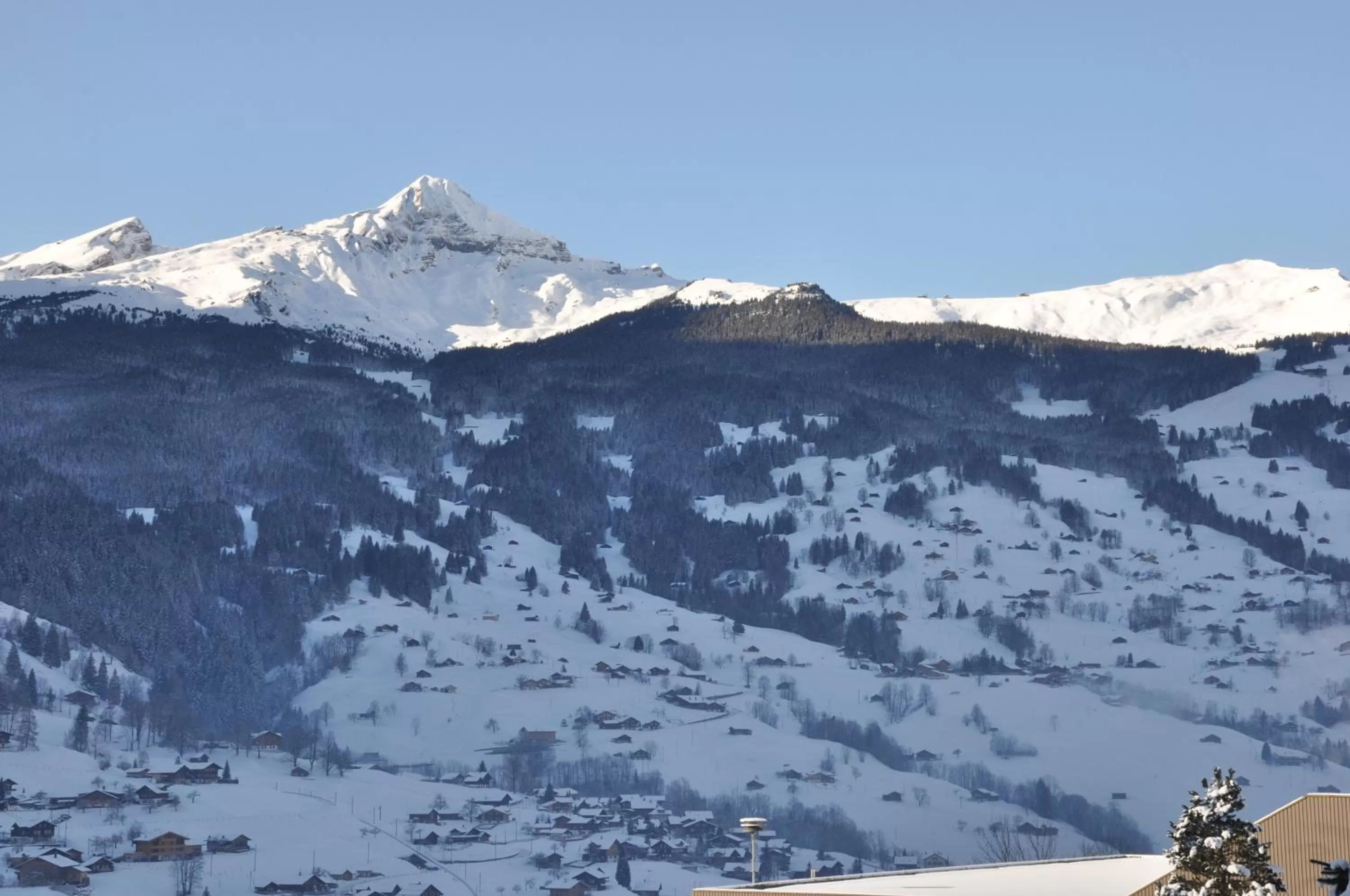 View (from property/room) in Hotel Tschuggen