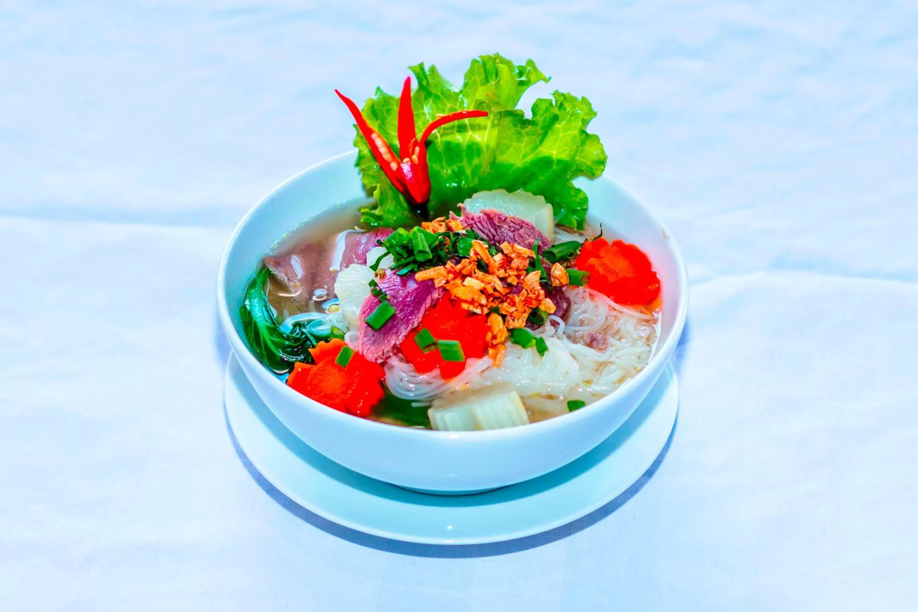 Asian breakfast in BayStone Resort