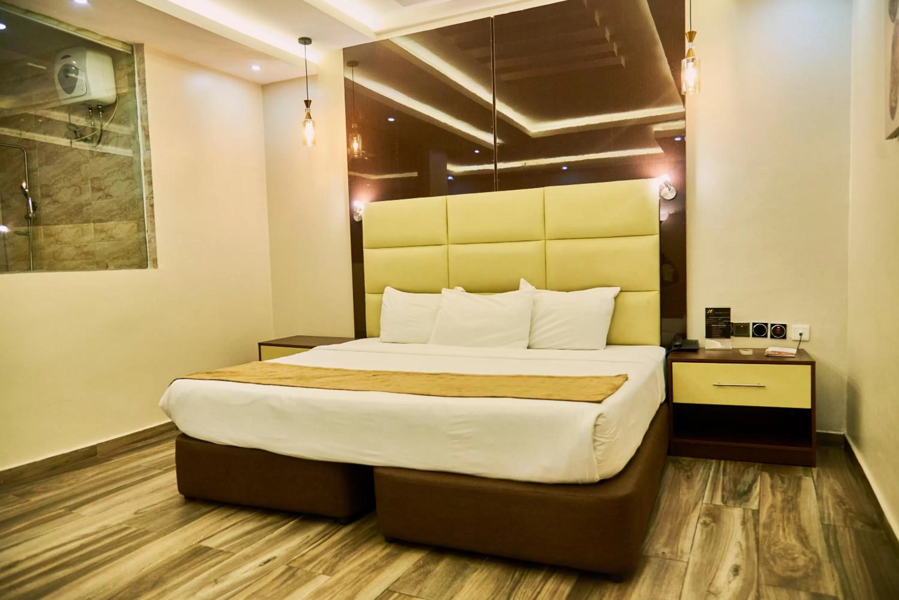 Bed in MayFair Hotel Maitama Abuja