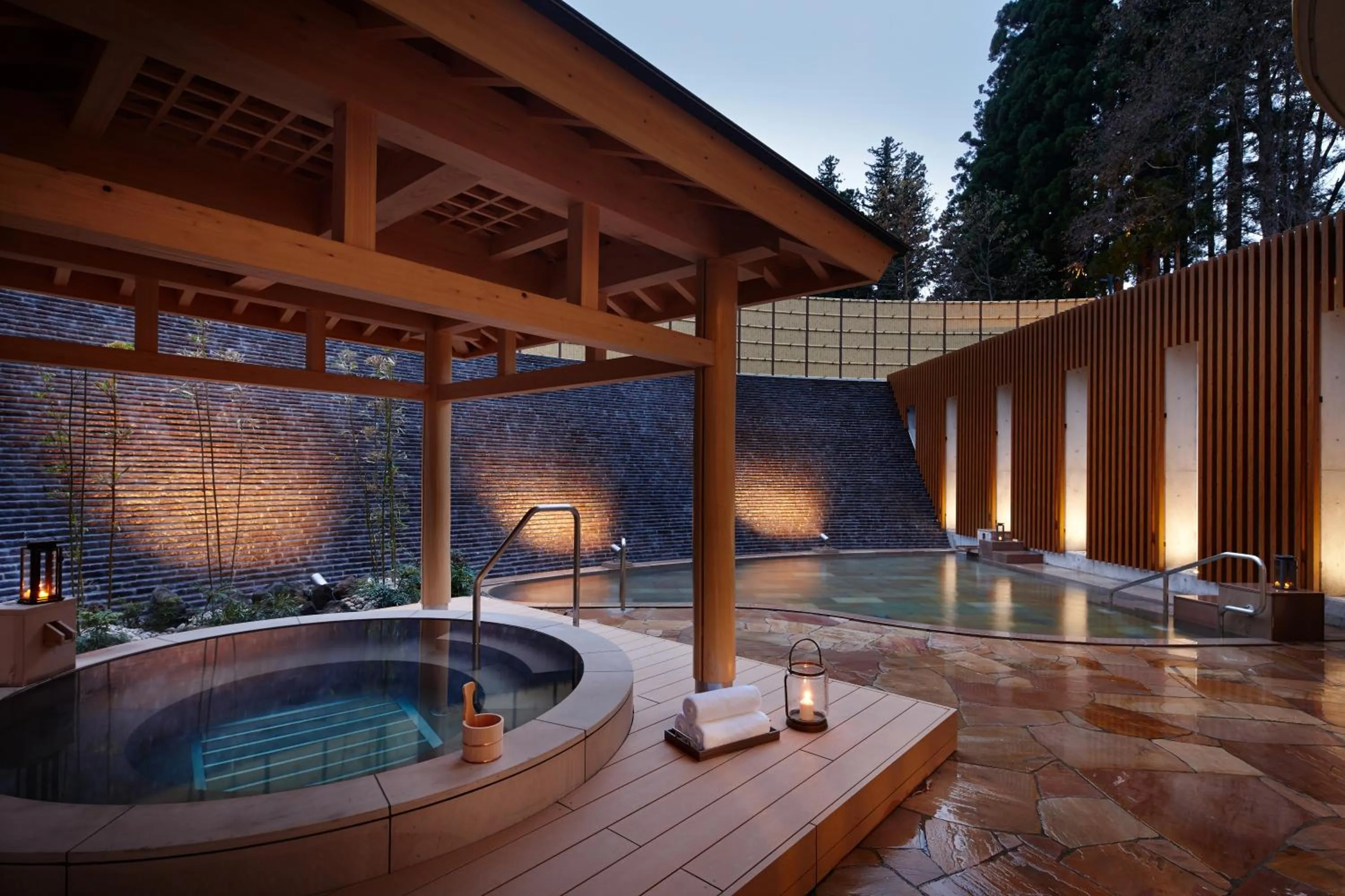 Hot Spring Bath in Lotte Arai Resort