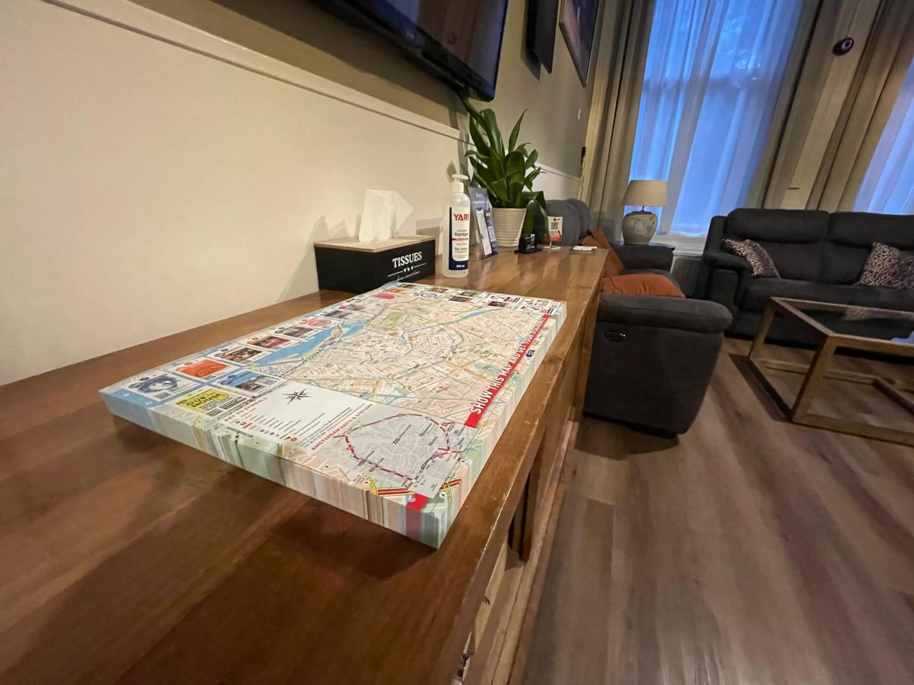 Communal lounge/ TV room in Hotel Hortus