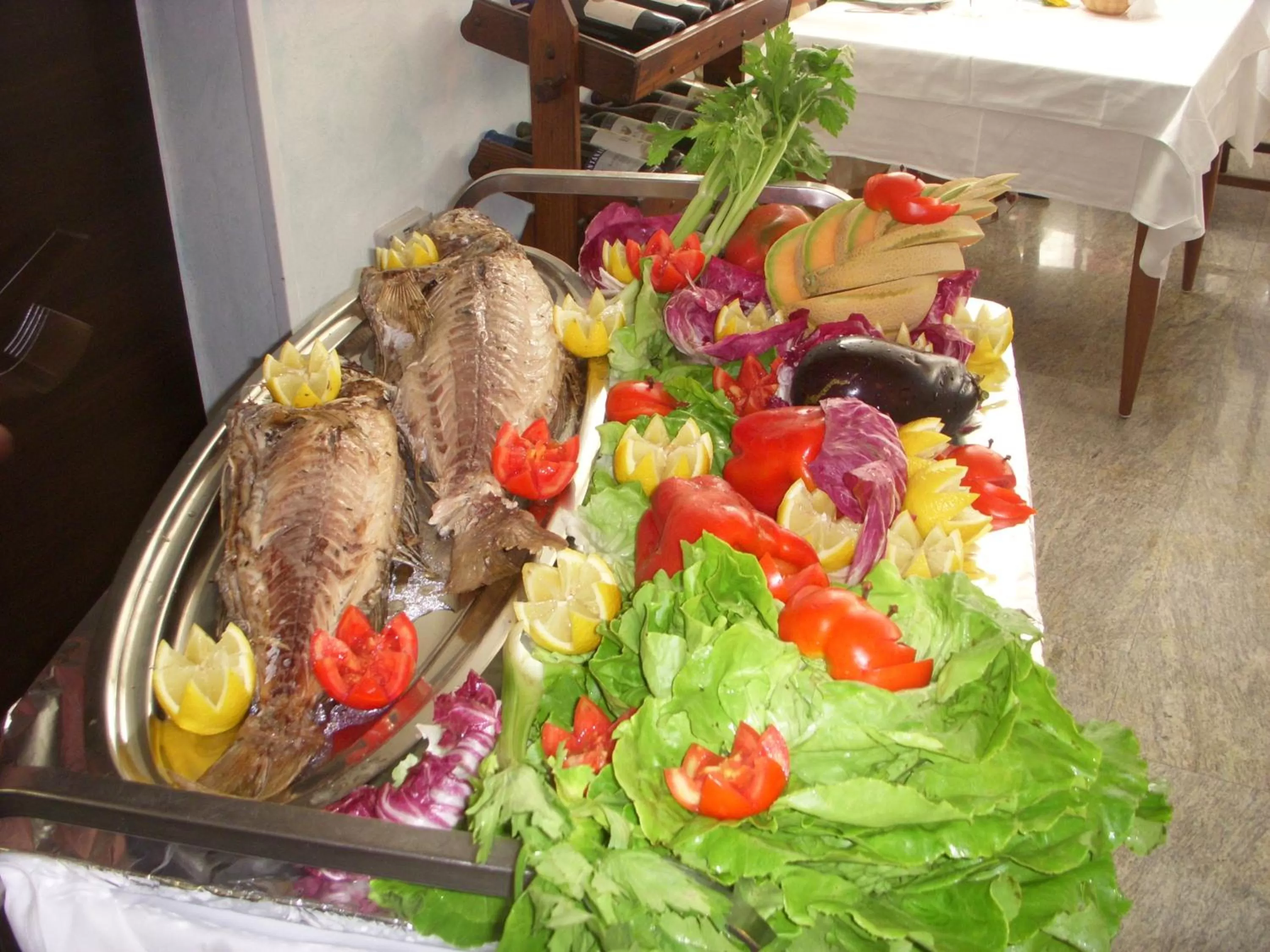 Food close-up in Hotel Roma