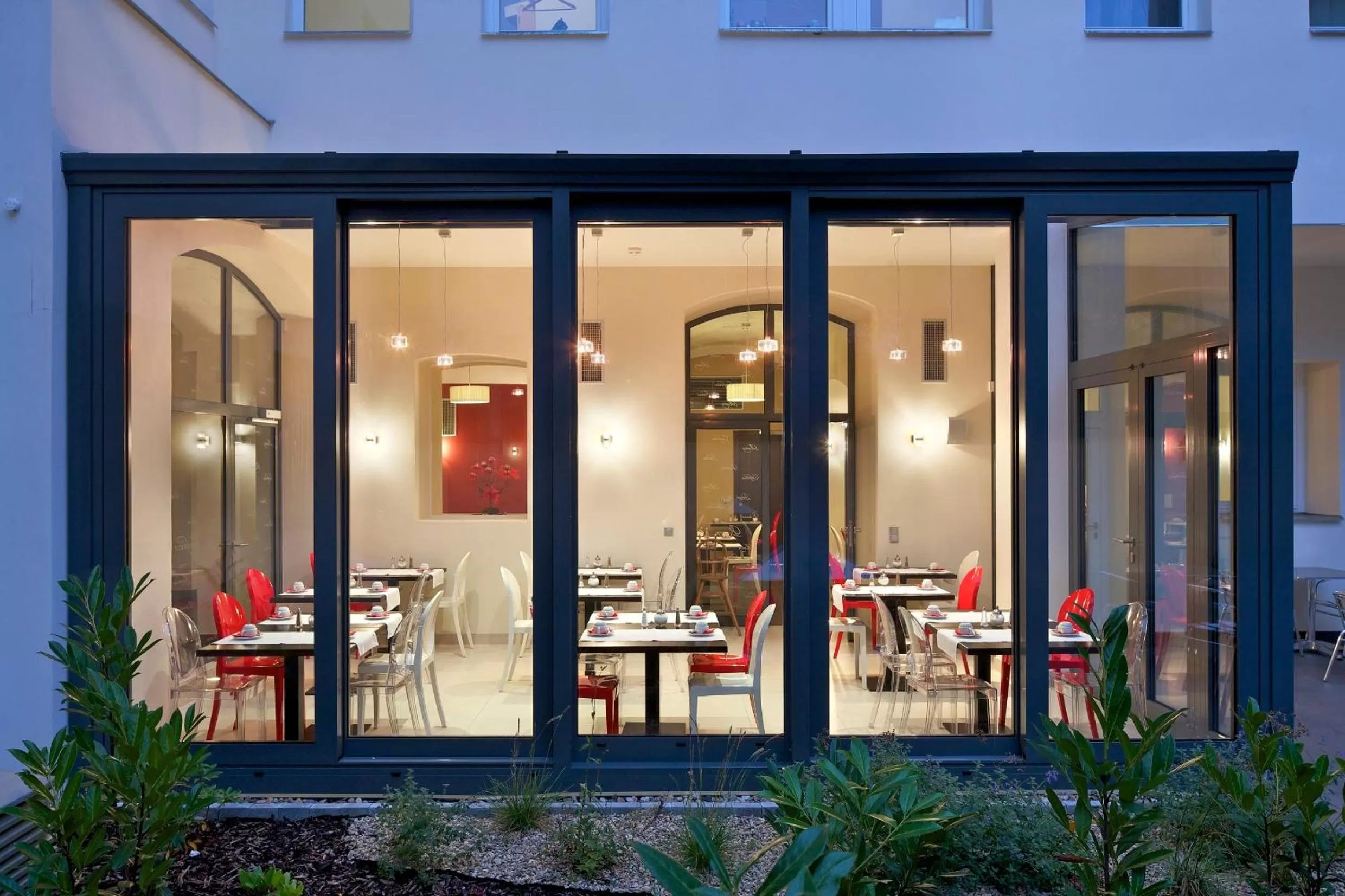 Facade/entrance in Red & Blue Design Hotel Prague