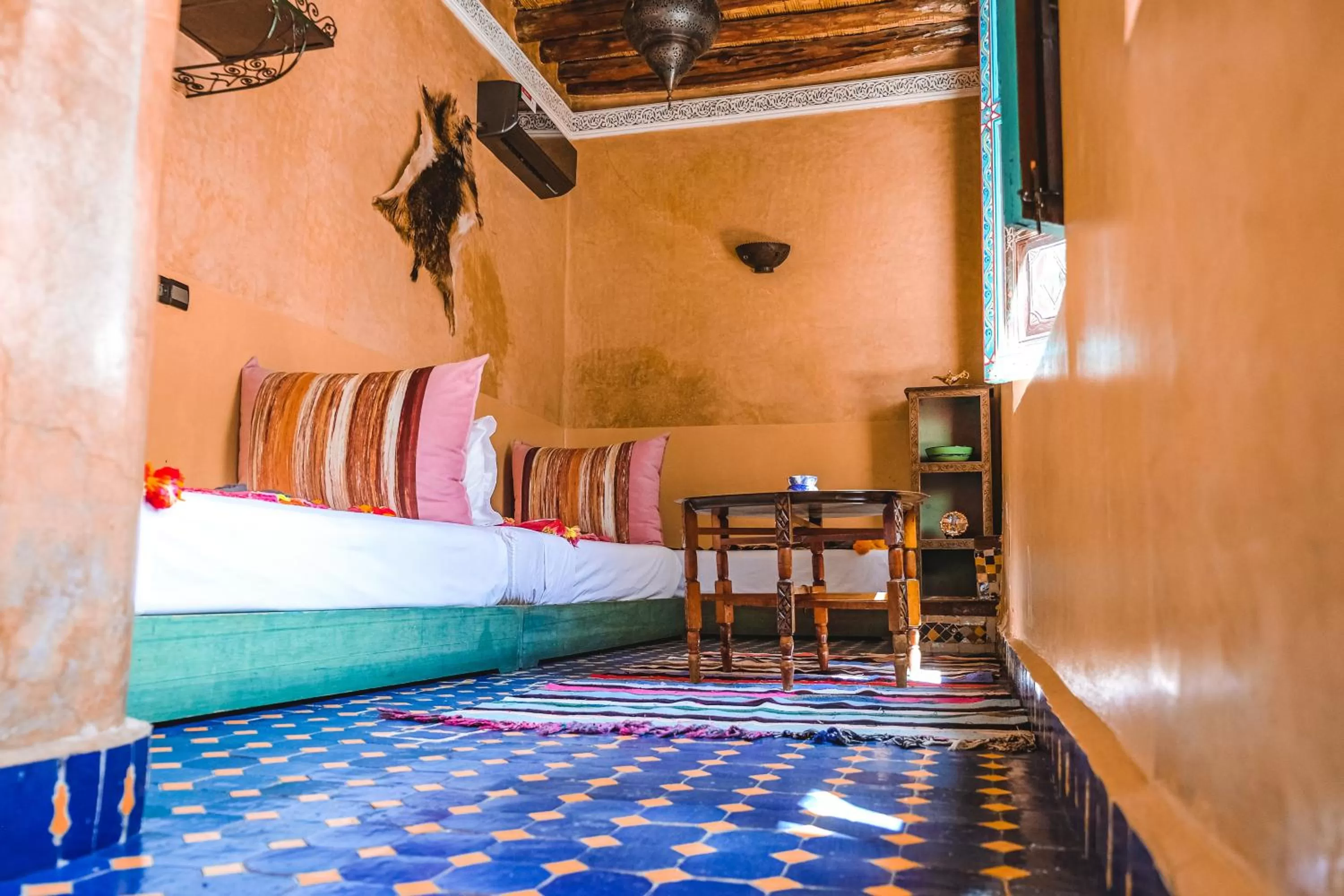 Bed in Héritage Lalla Aicha et SPA