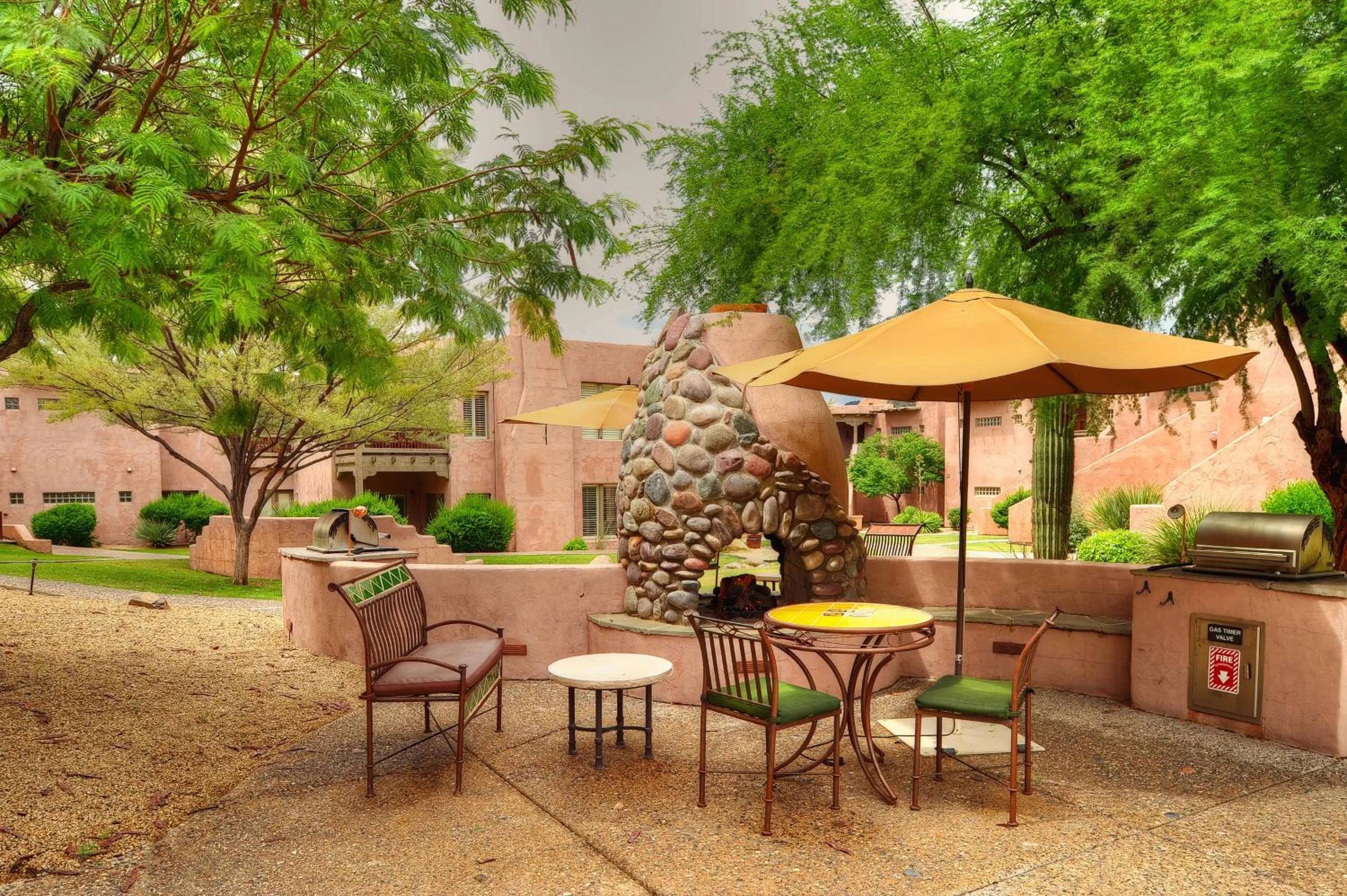 BBQ facilities in Hilton Vacation Club Rancho Manana