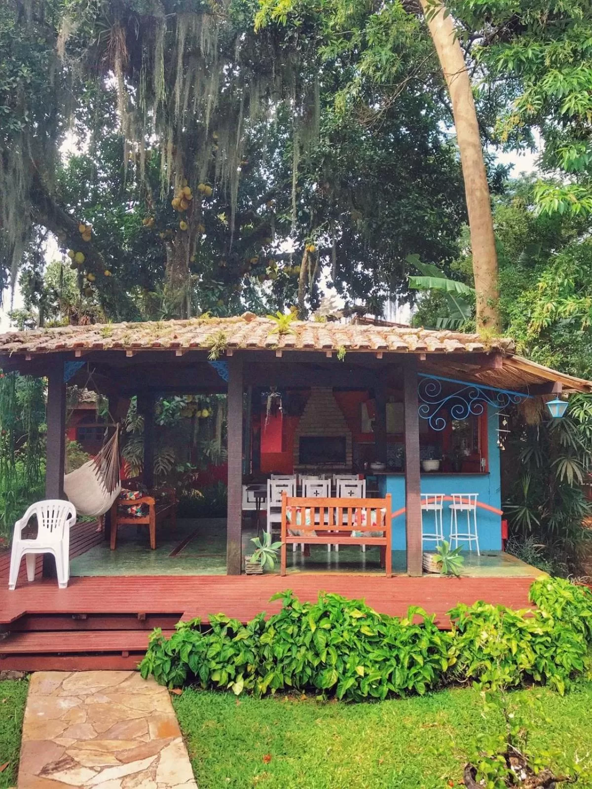 BBQ facilities, Property Building in Pousada Canto Bella Terra