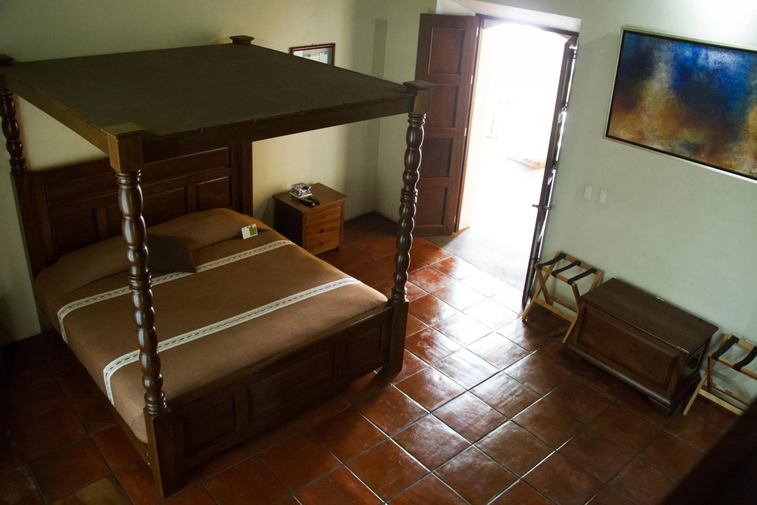 Bed in Hotel Boutique Hacienda del Gobernador