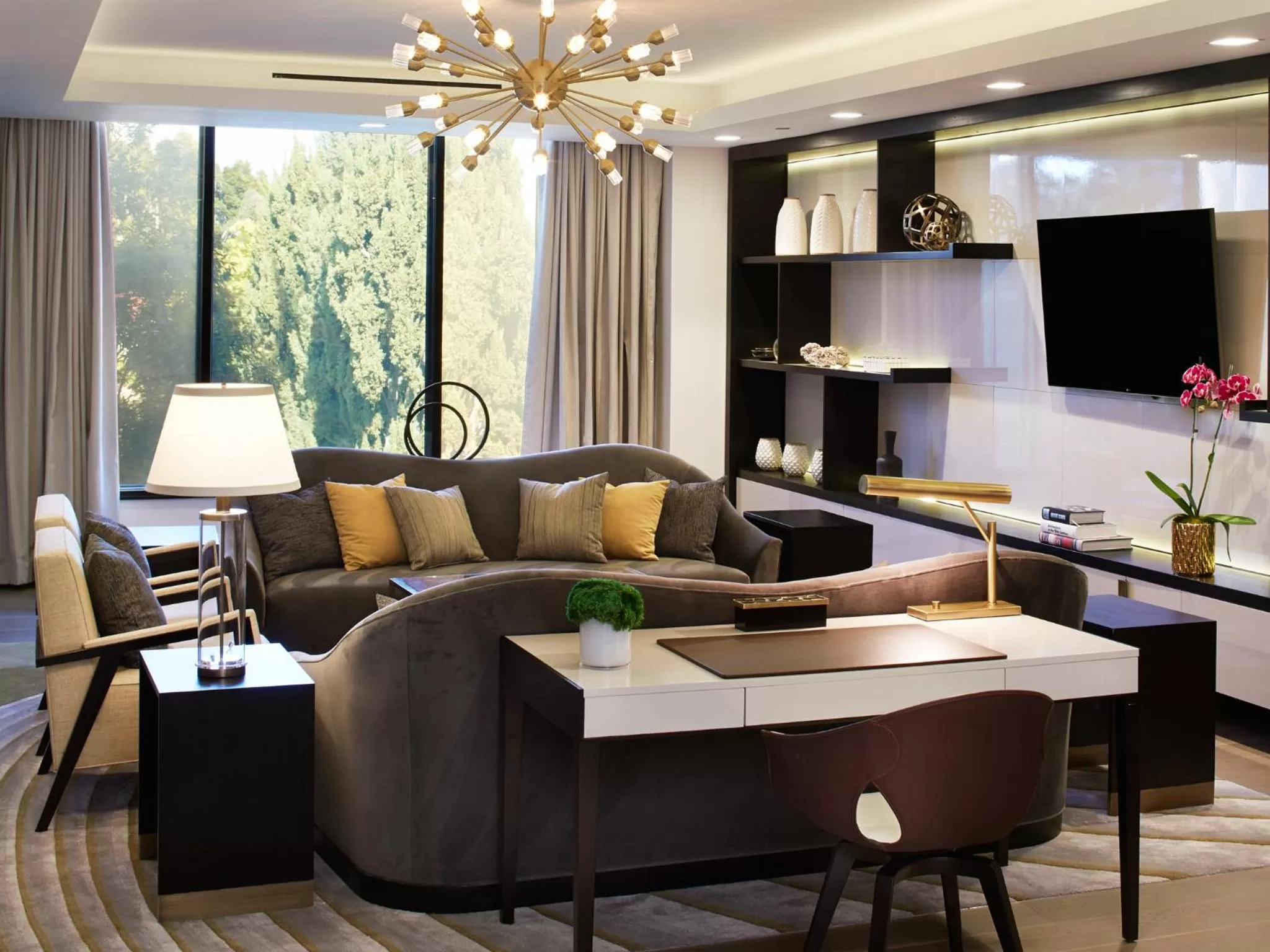 Living room in The London West Hollywood at Beverly Hills