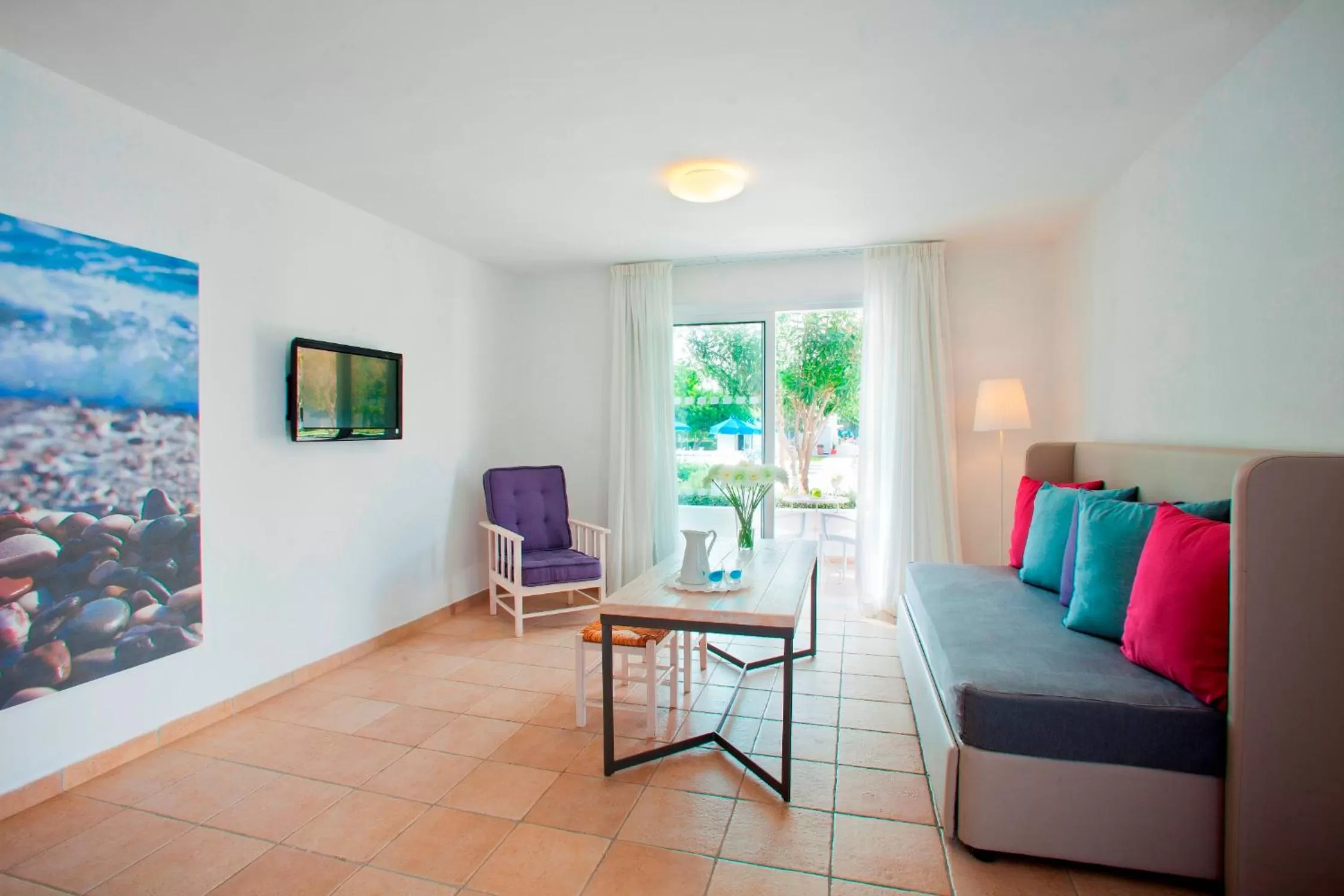 Living room in Aliathon Aegean