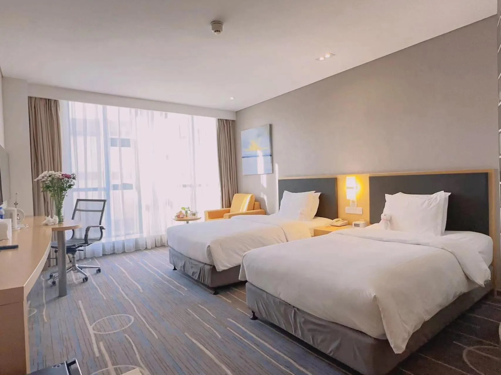 Bedroom, Bed in Holiday Inn Express Shijiazhuang Heping by IHG