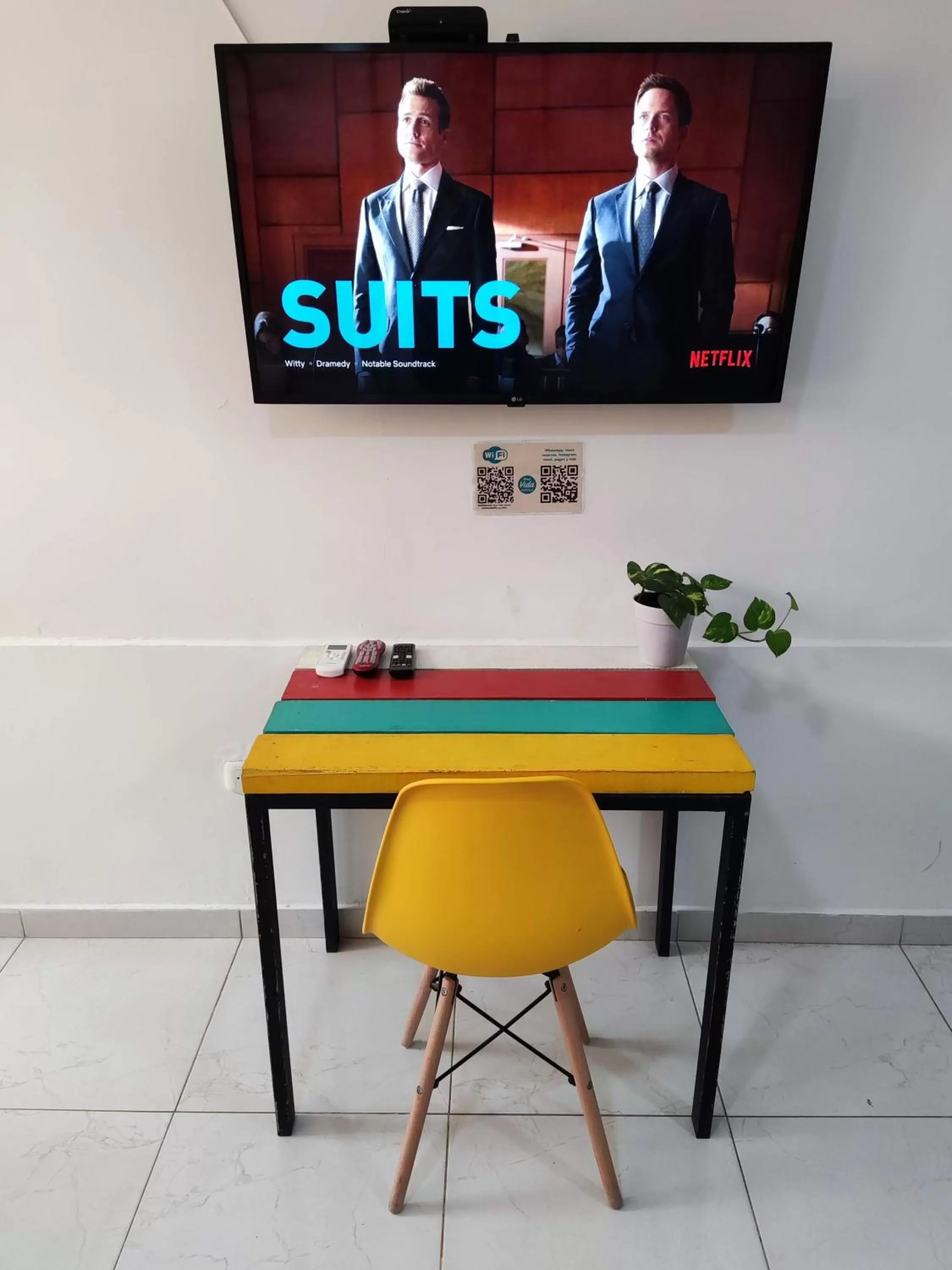 TV/Entertainment Center in Bona Vida Hotel