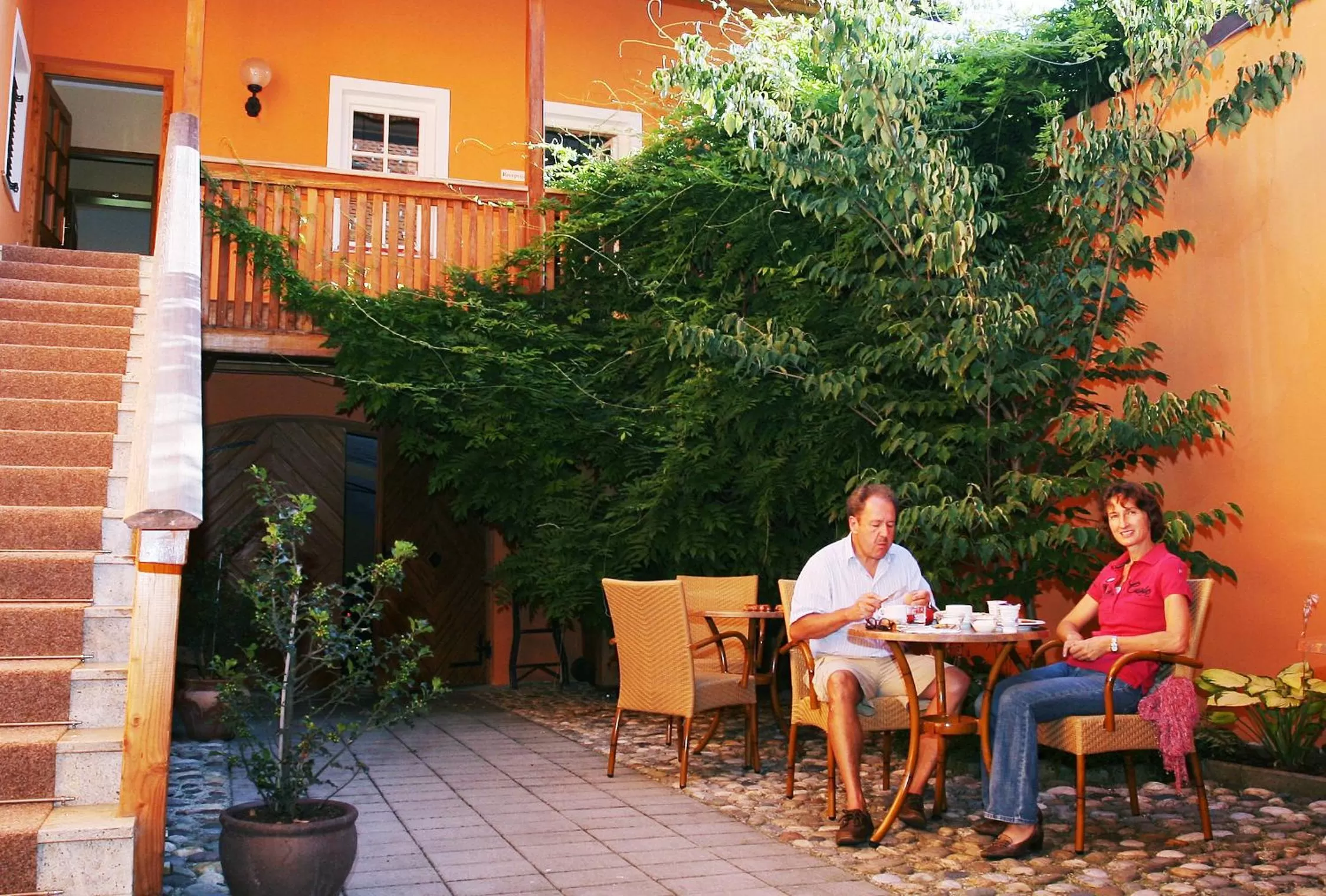 Patio in Bed & Breakfast Šilak