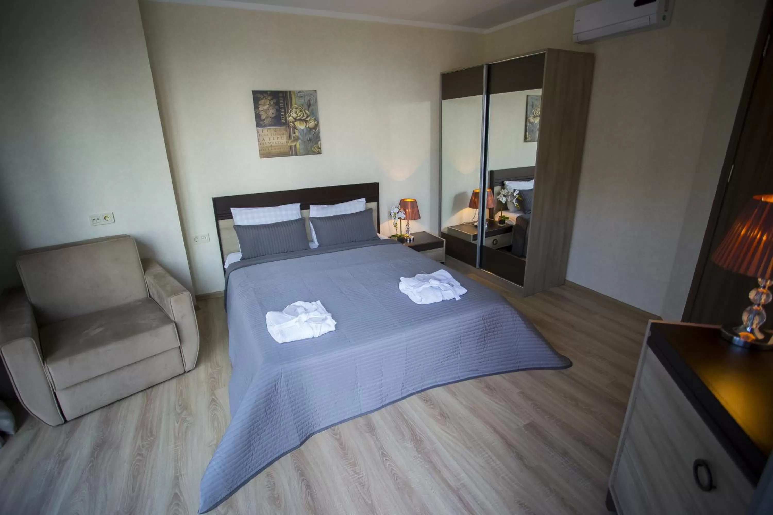 Bedroom, Bed in Blue Star Batumi