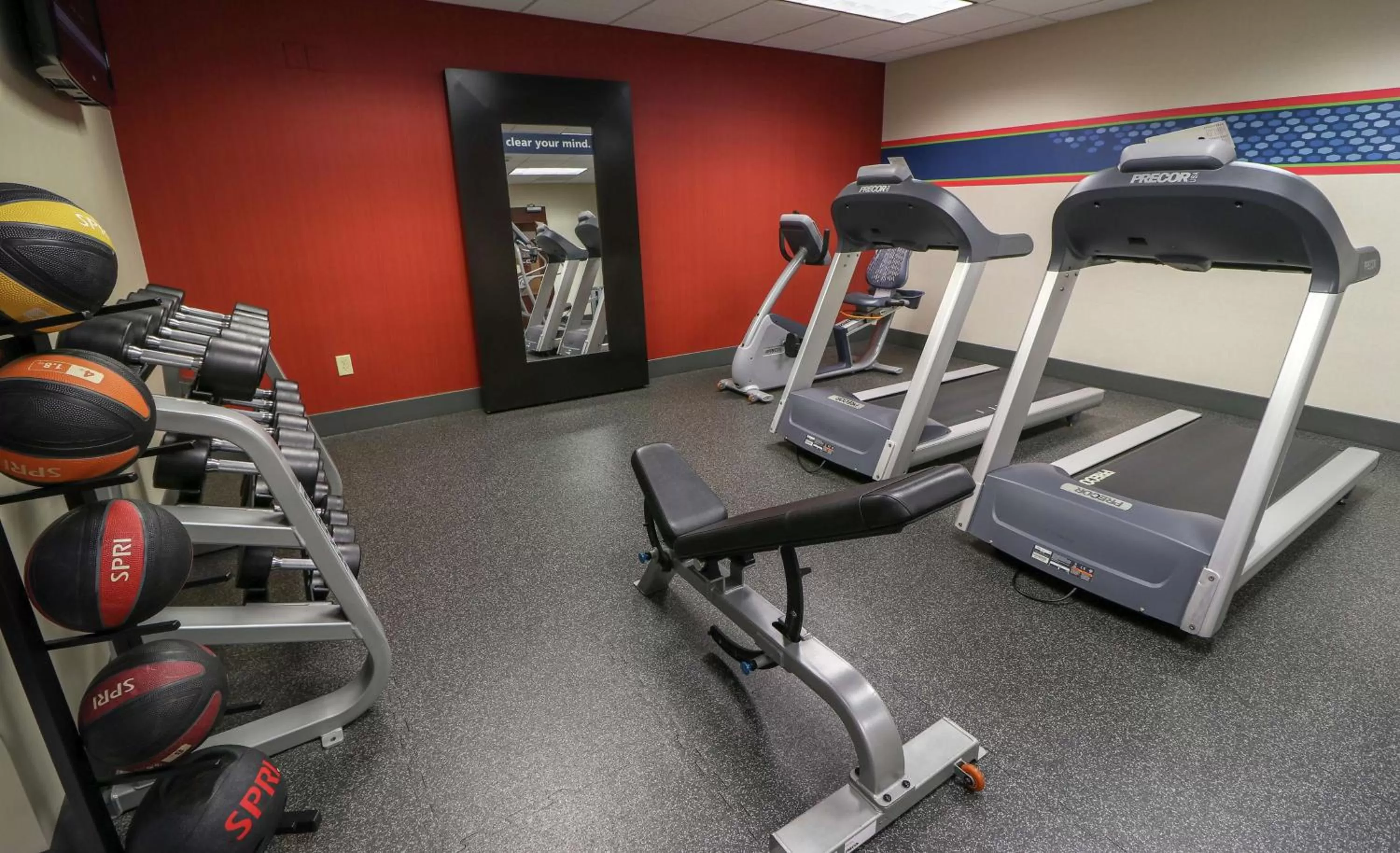 Fitness centre/facilities in Hampton Inn Lincolnton