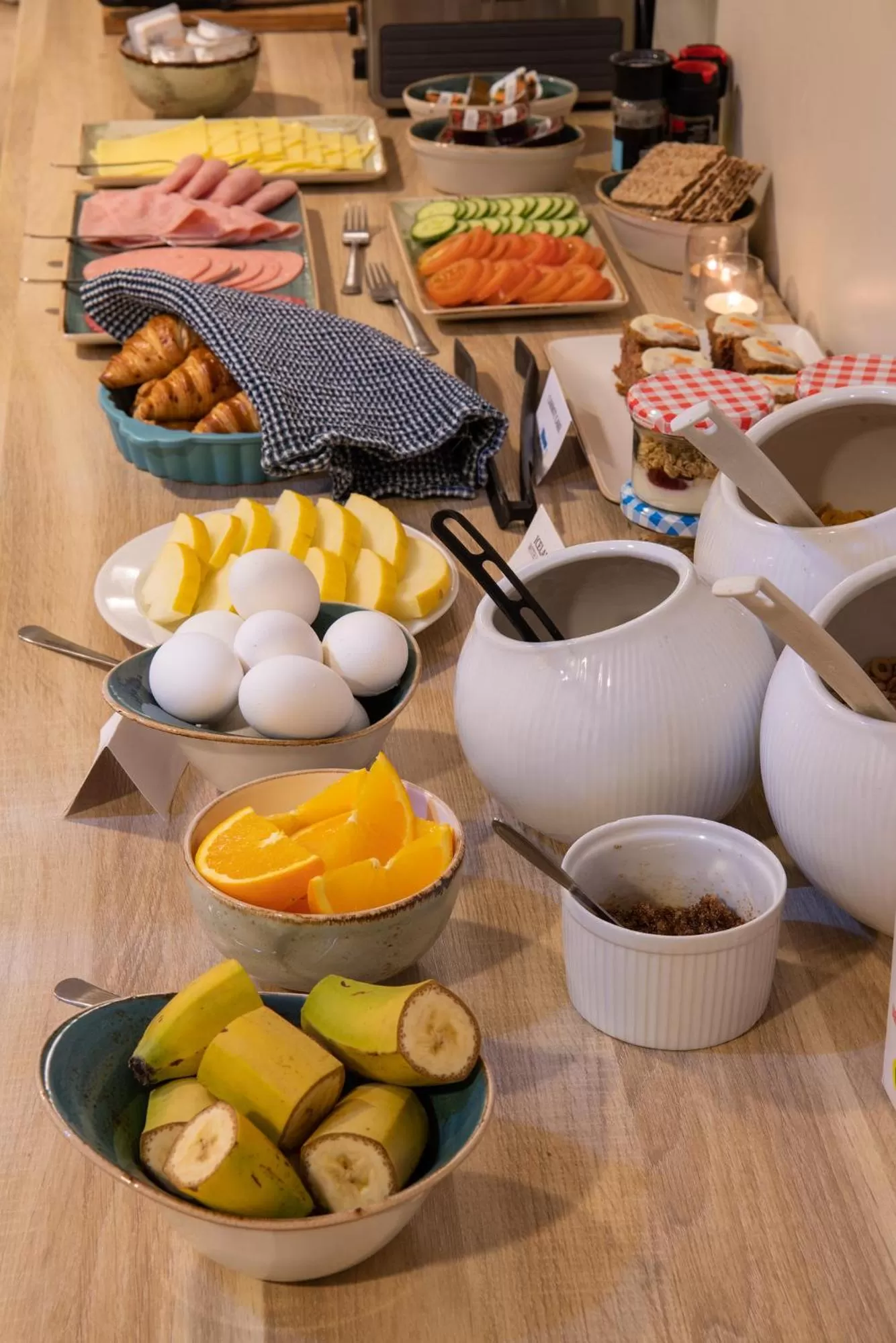 Buffet breakfast in Milk Factory