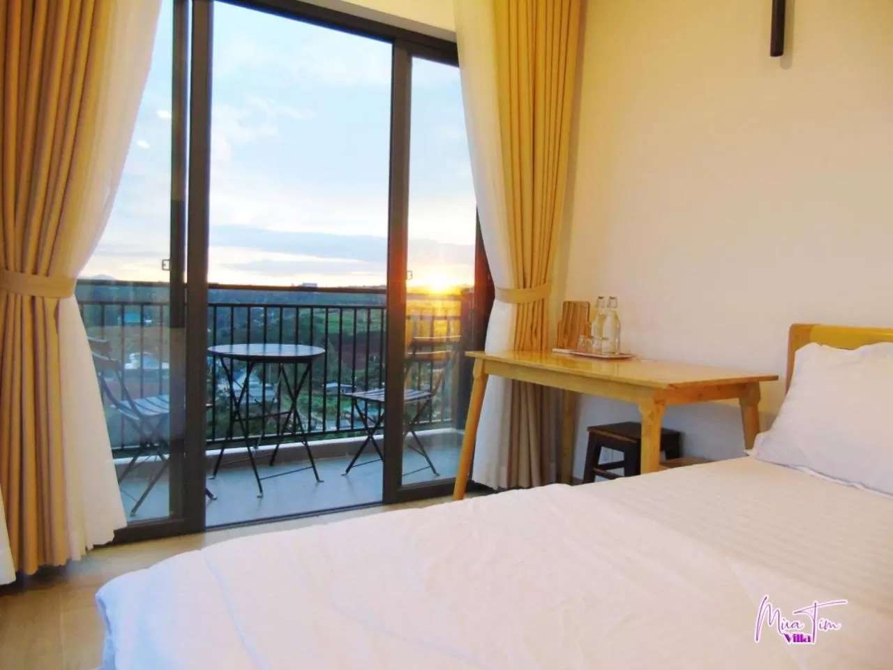 Bed in Mùa Tím Villa